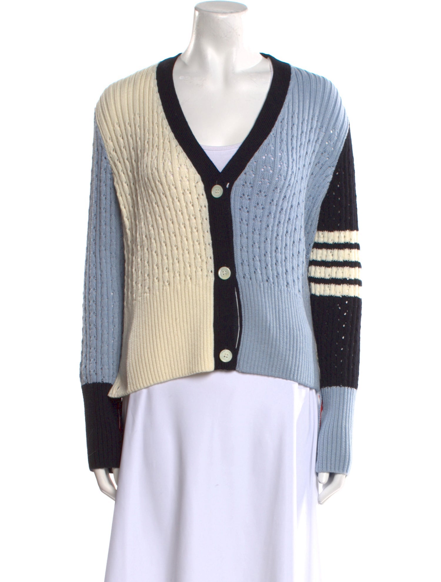 Thom Browne FUNMIX Virgin Wool Sweater