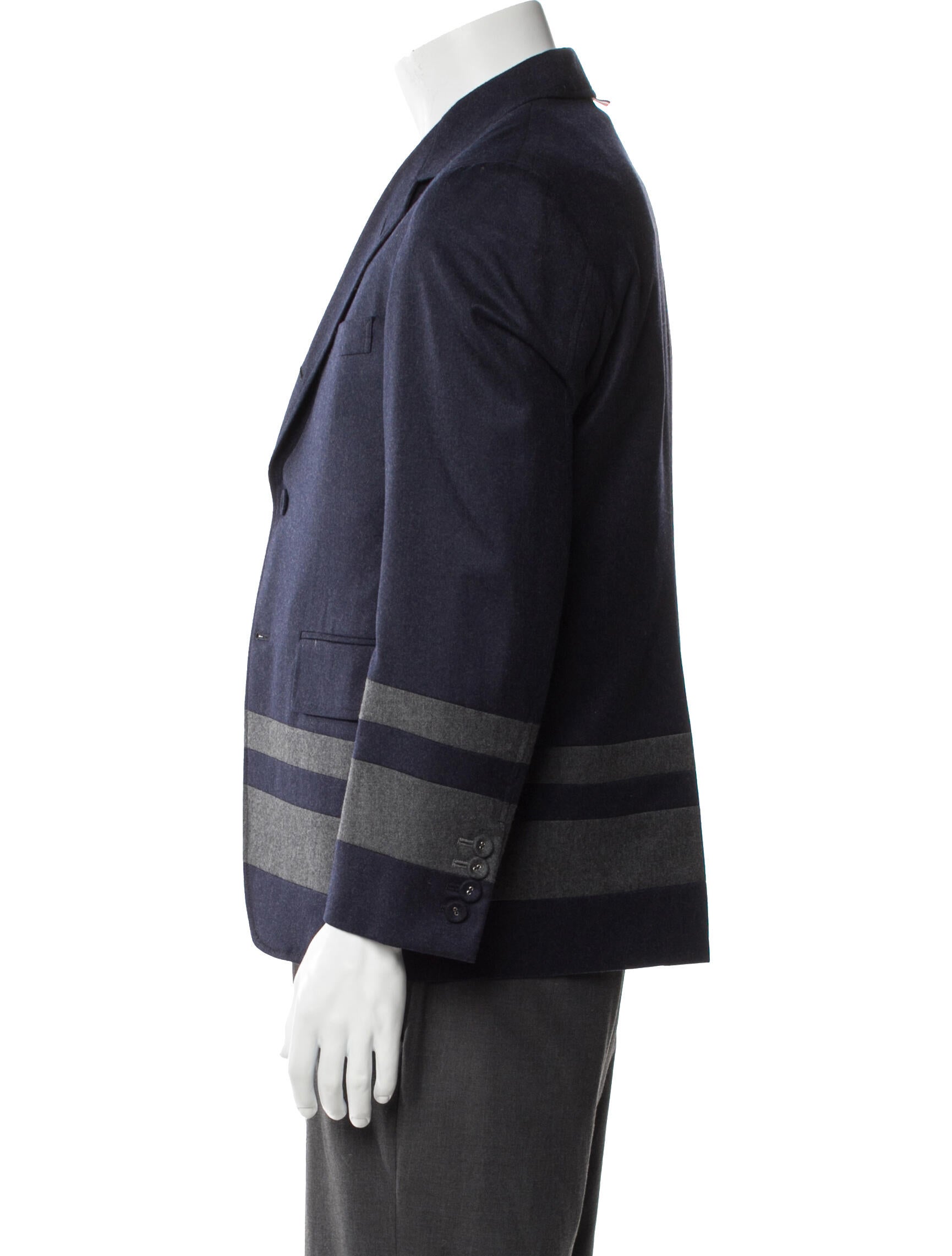 Thom Browne Wool Striped Blazer