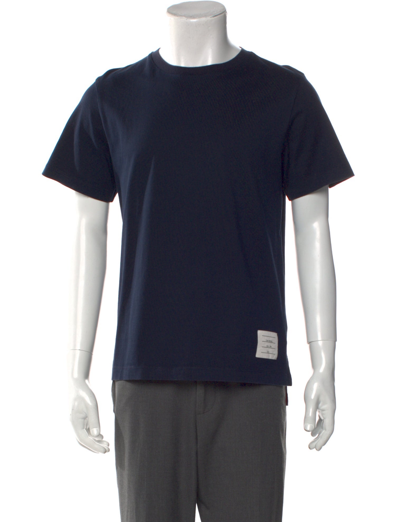 Thom Browne Side Slit Crew Neck T-Shirt