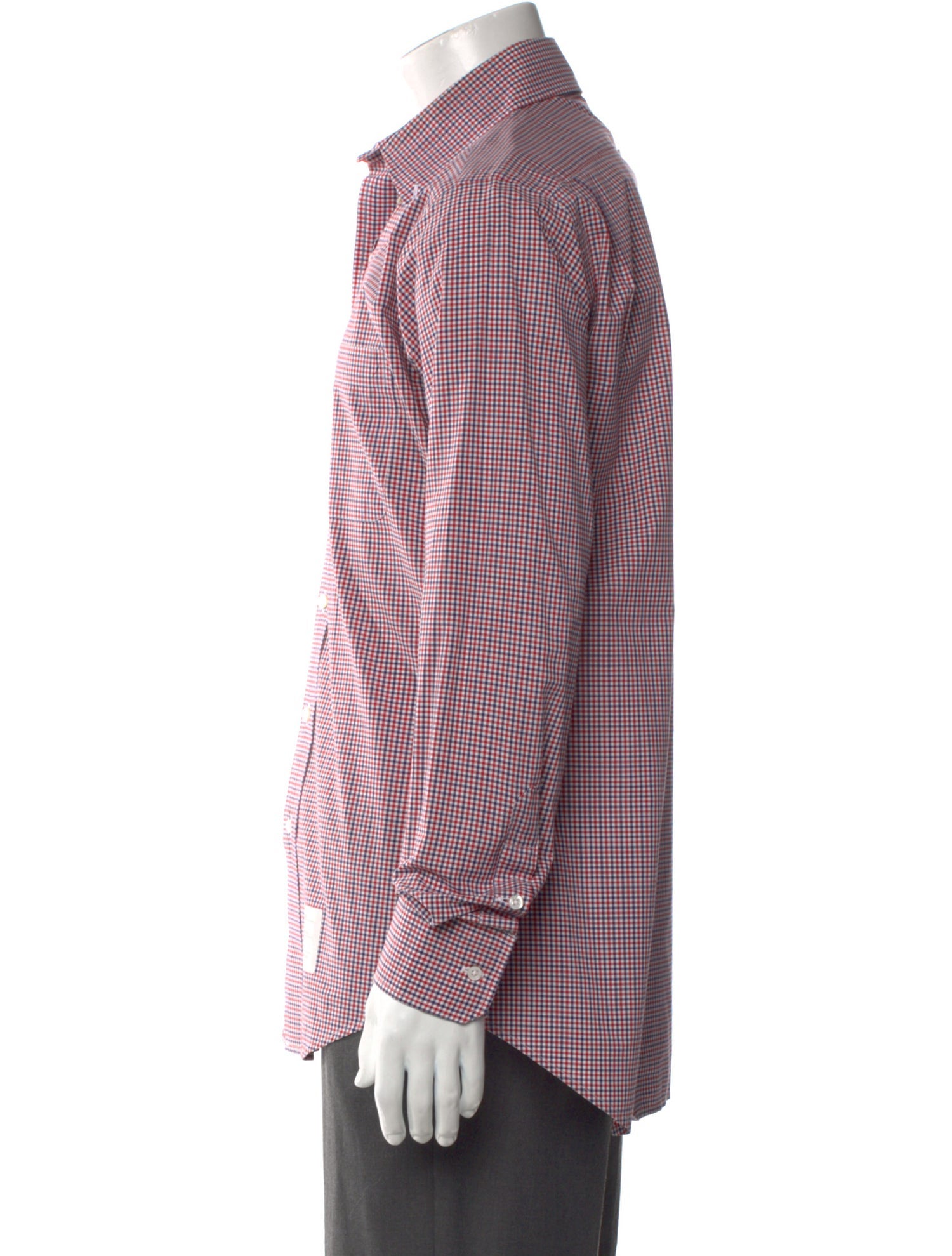 Thom Browne Check Plaid Plaid Print Shirt