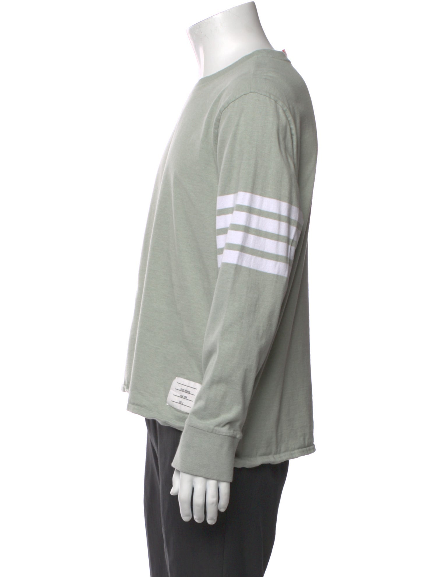 Thom Browne Crew Neck Long Sleeve T-Shirt