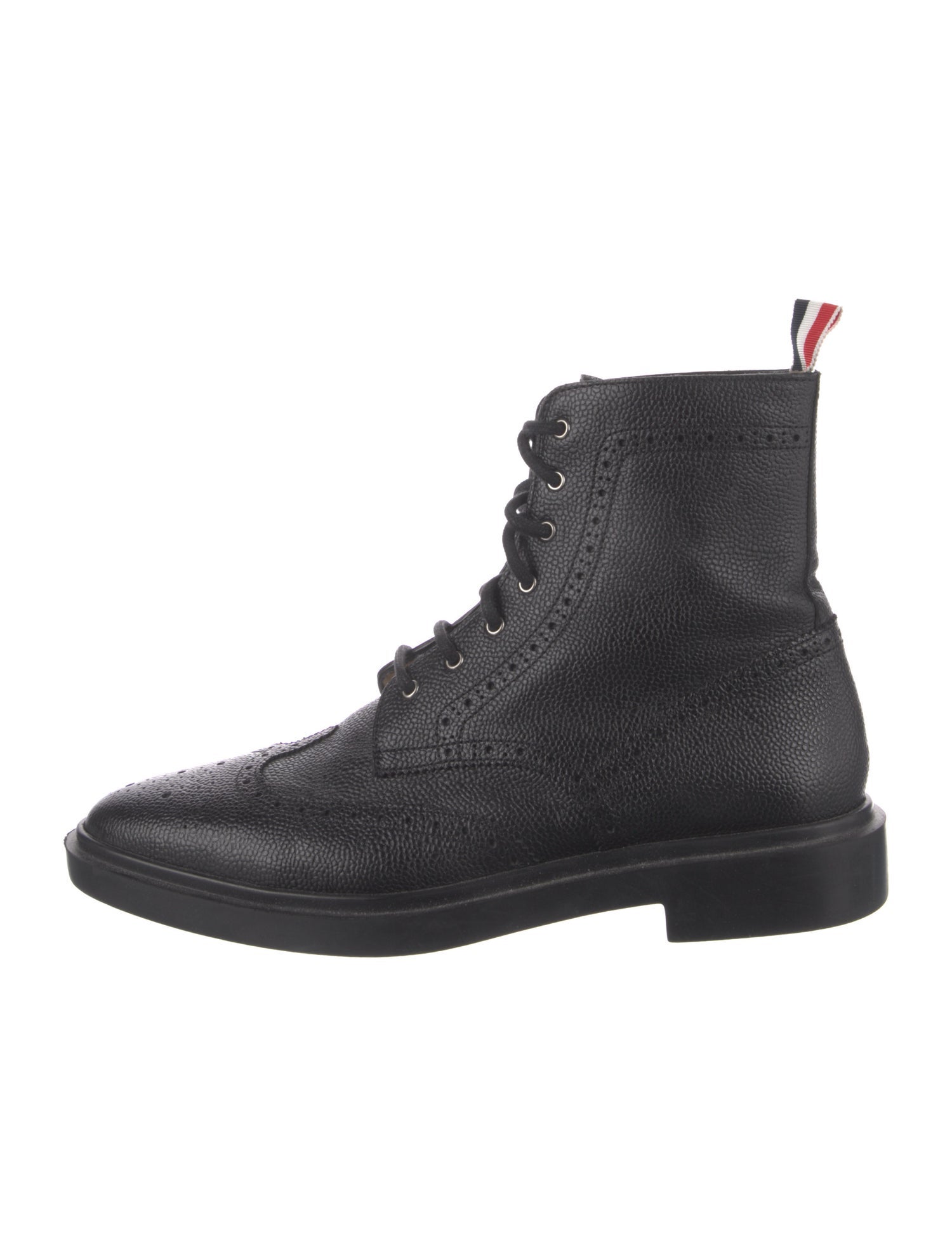 Thom Browne Leather Lace-Up Boots