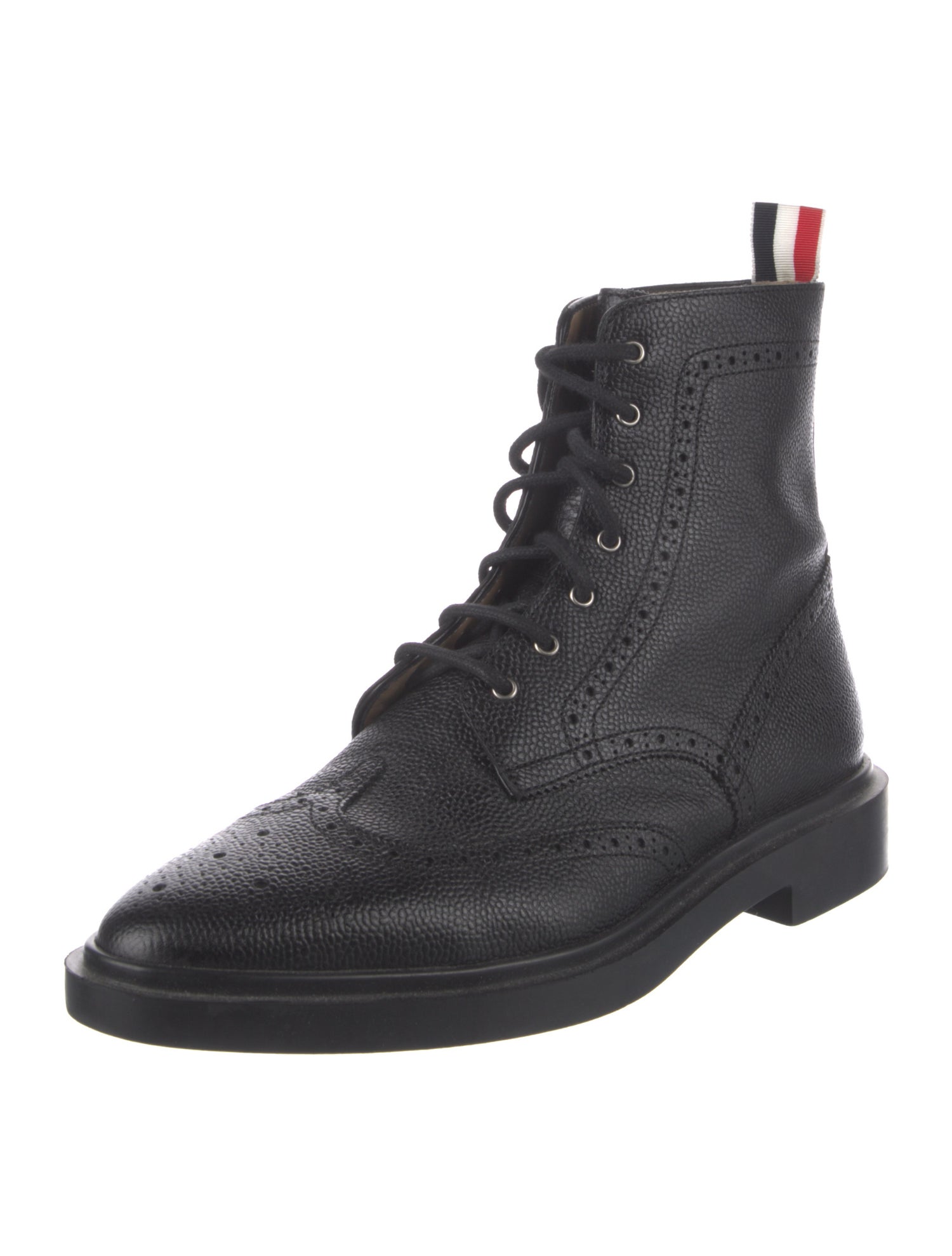Thom Browne Leather Lace-Up Boots
