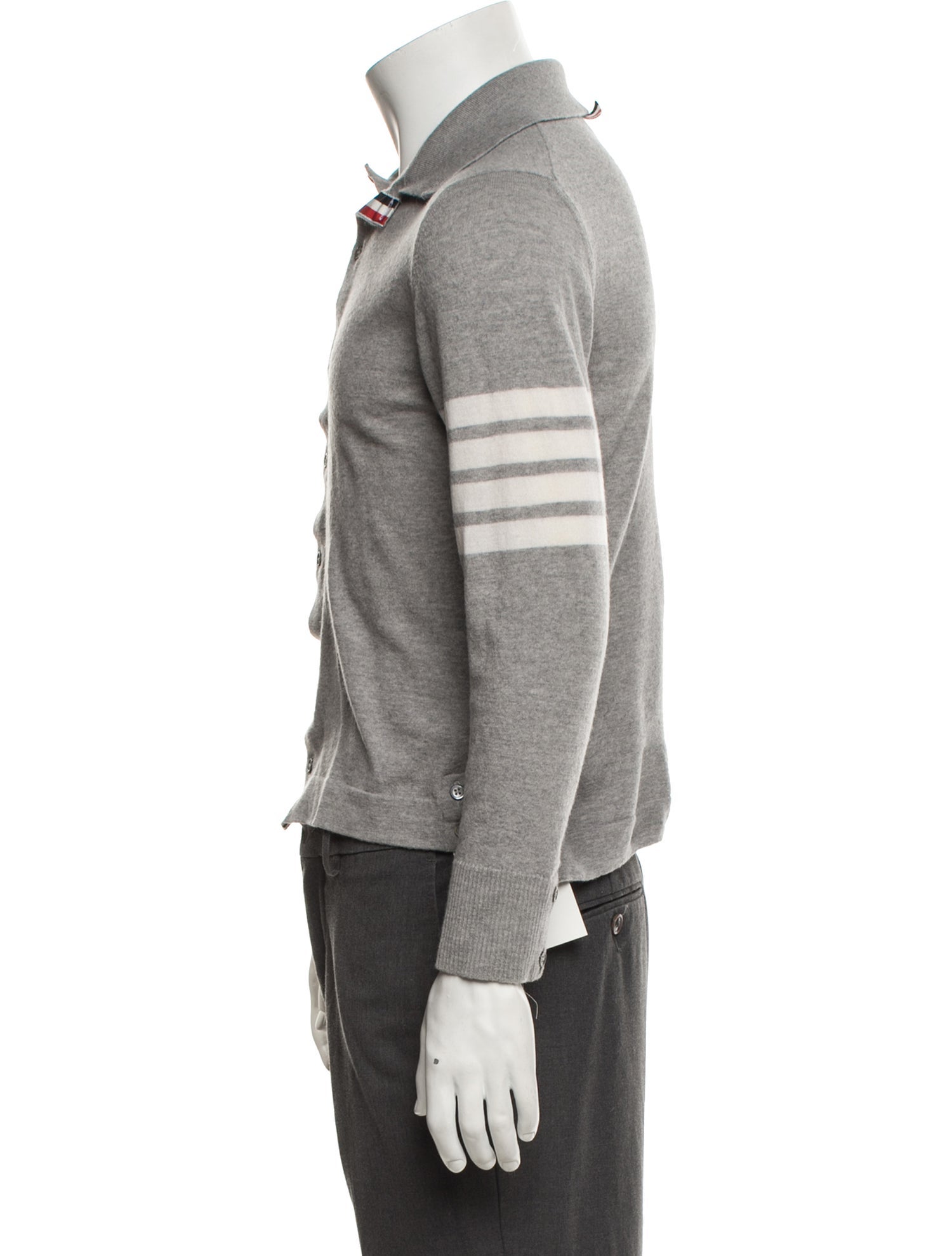 Thom Browne 4-Bar Wool Cardigan