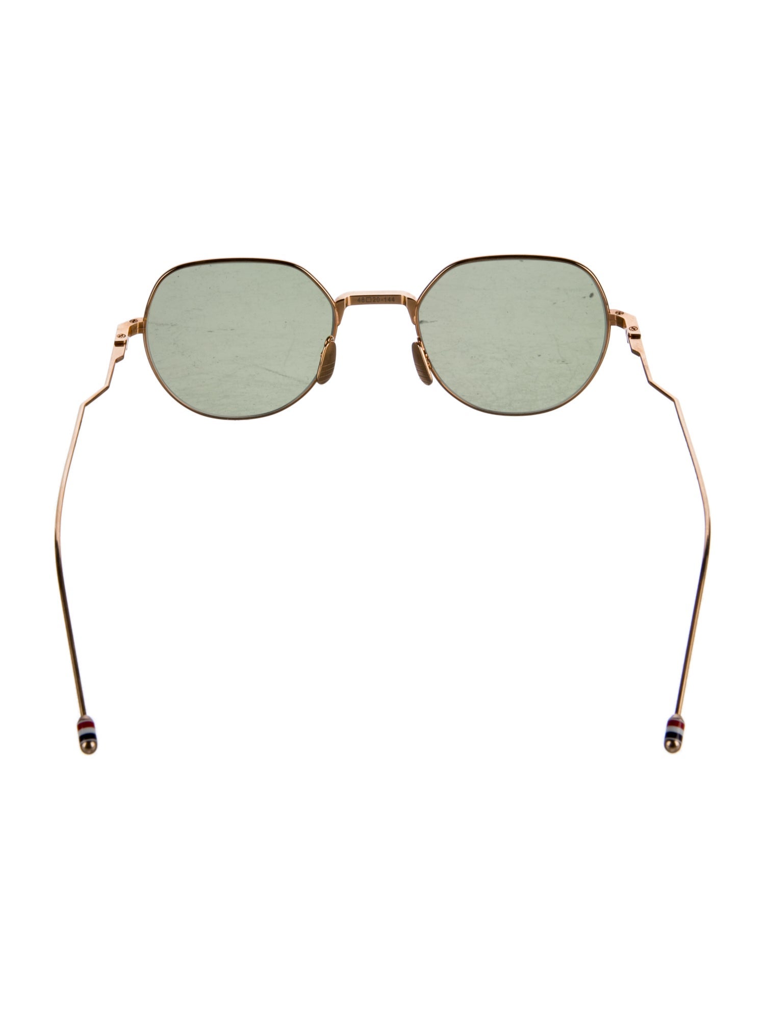Thom Browne Round Mirrored Sunglasses