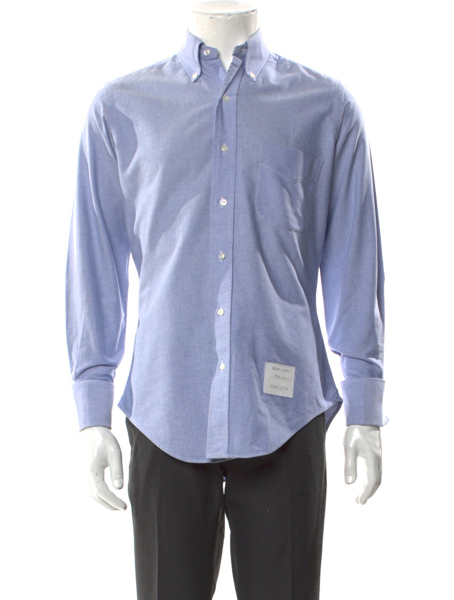 Thom Browne x Bergdorf Goodman Long Sleeve Dress Shirt