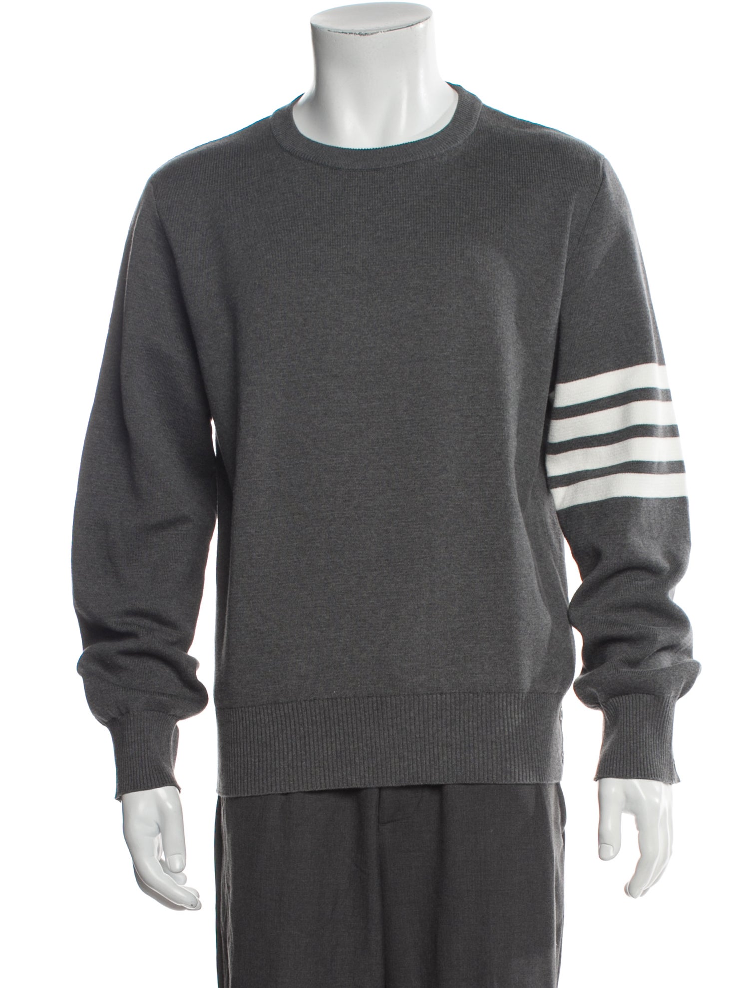Thom Browne 4 Bar Stripe Striped Pullover