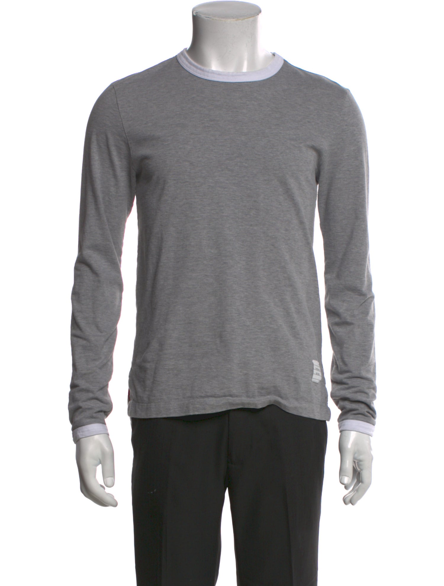 Thom Browne Crew Neck Long Sleeve T-Shirt