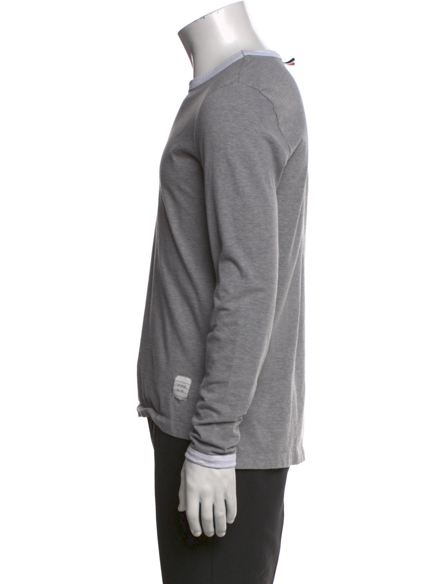 Thom Browne Crew Neck Long Sleeve T-Shirt
