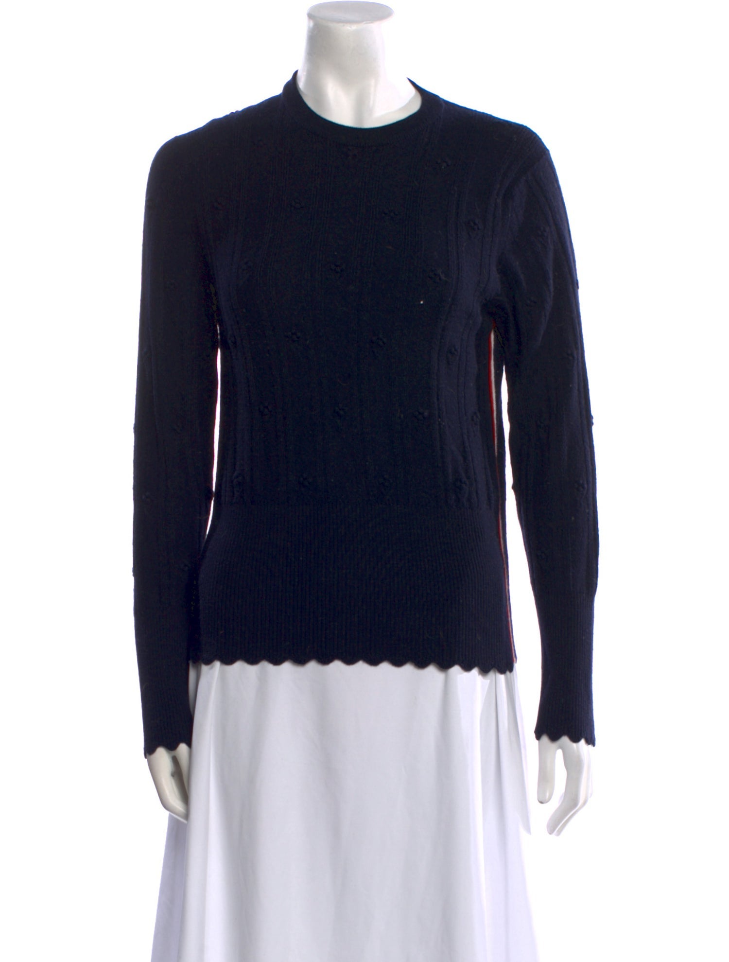 Thom Browne Wool Crew Neck Sweater