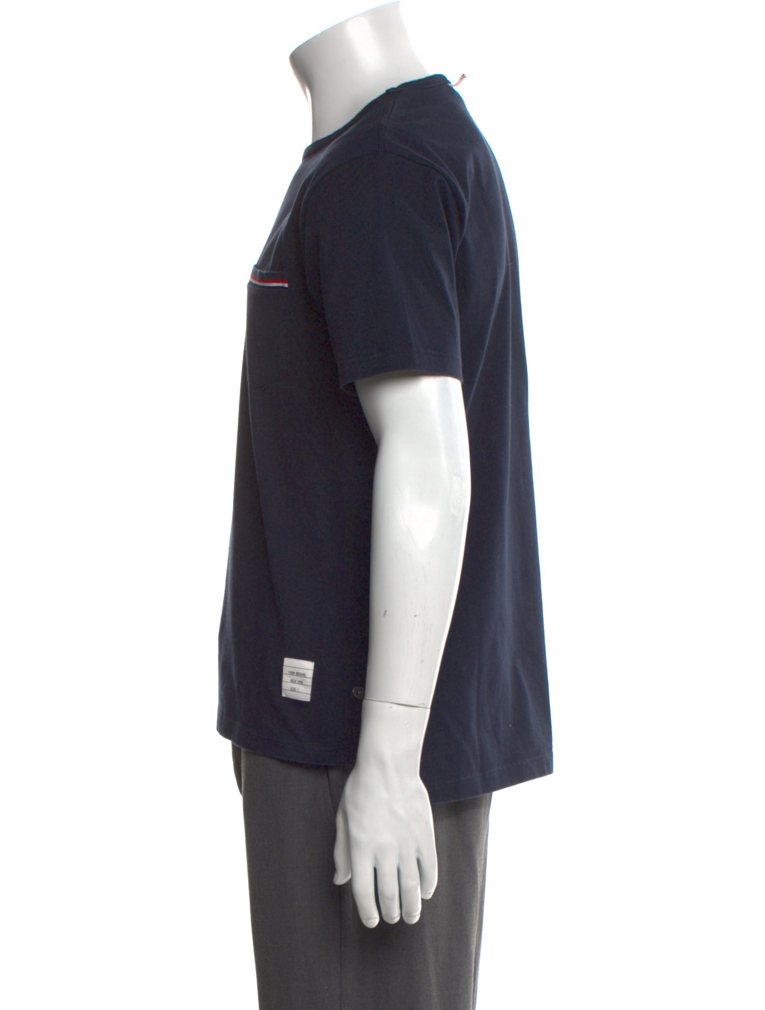 Thom Browne Jersey Pocket Graphic Print T-Shirt