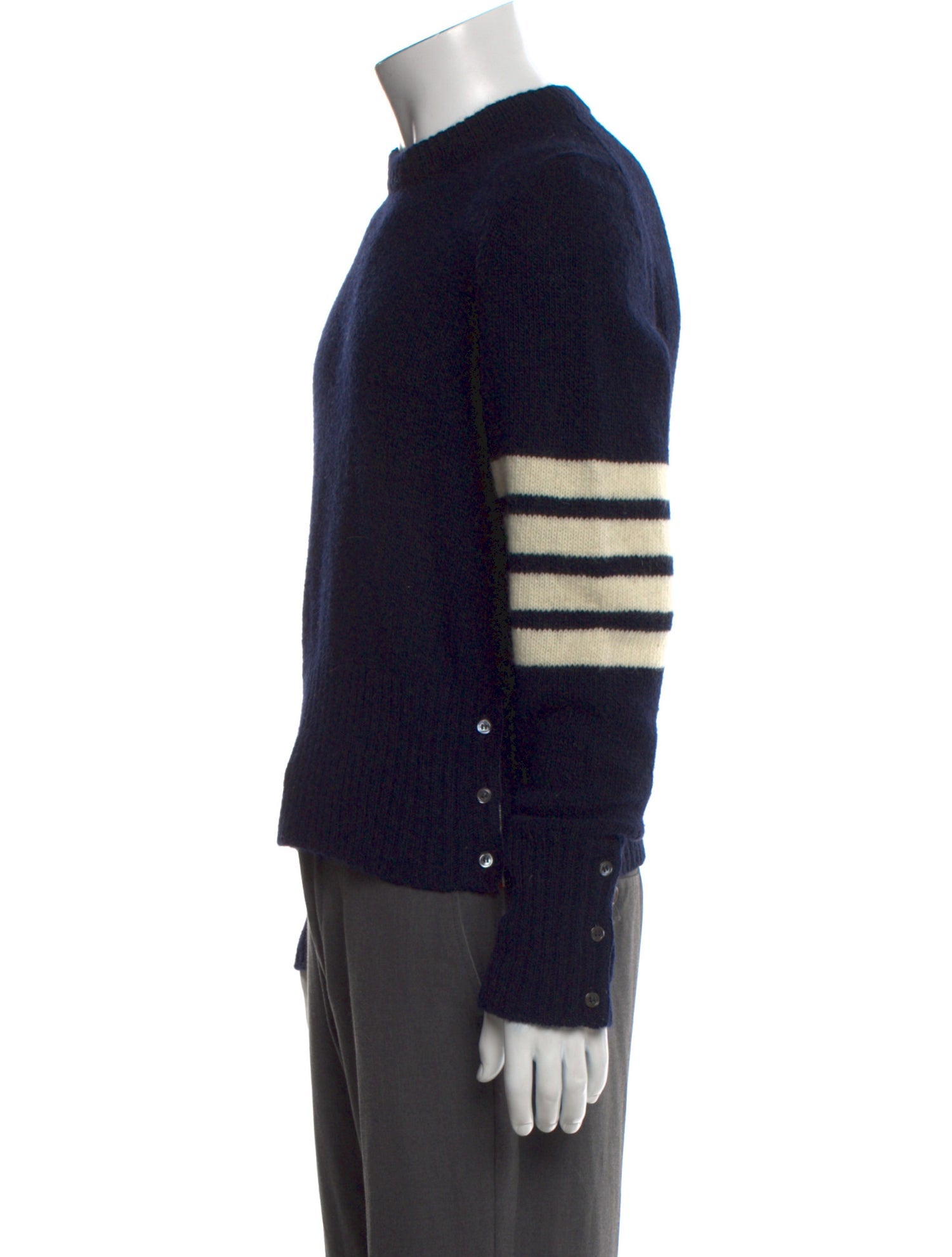 Thom Browne 4-Bar Wool Pullover