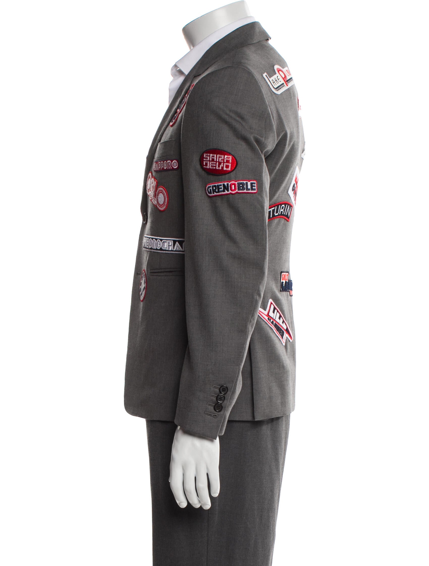 Thom Browne Wool Printed Blazer