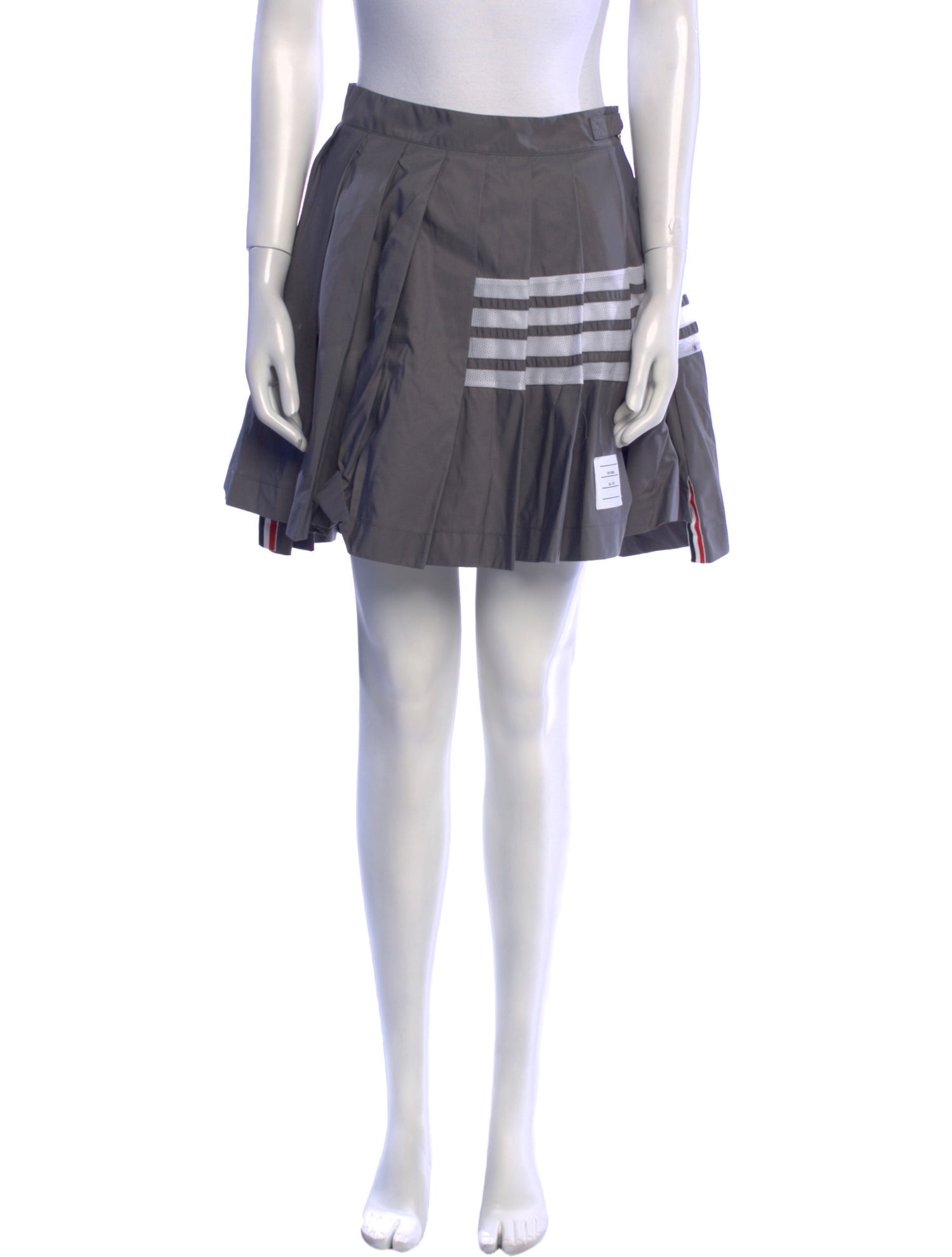 Thom Browne 4-Bar Mesh Mini Skirt