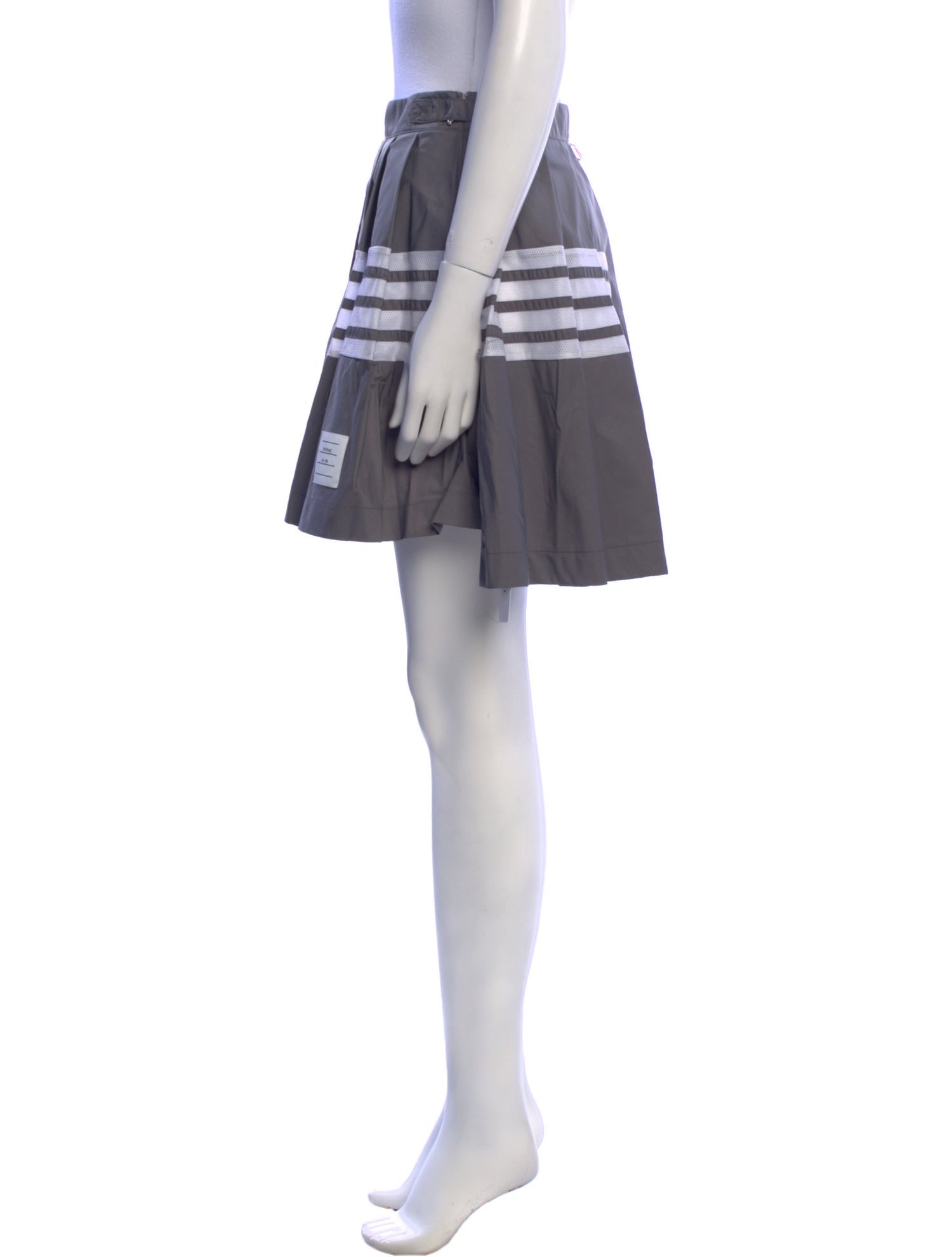 Thom Browne 4-Bar Mesh Mini Skirt