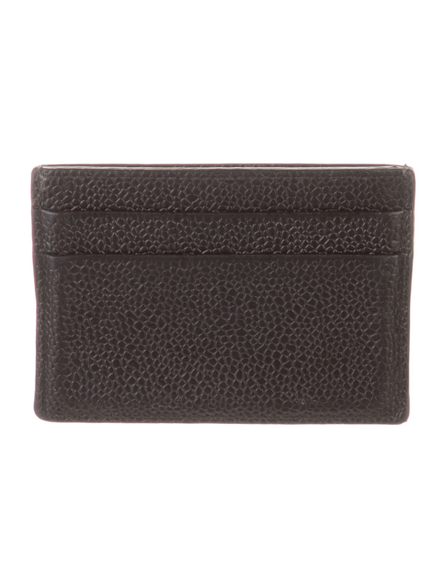 Thom Browne Leather Printed Card Holder