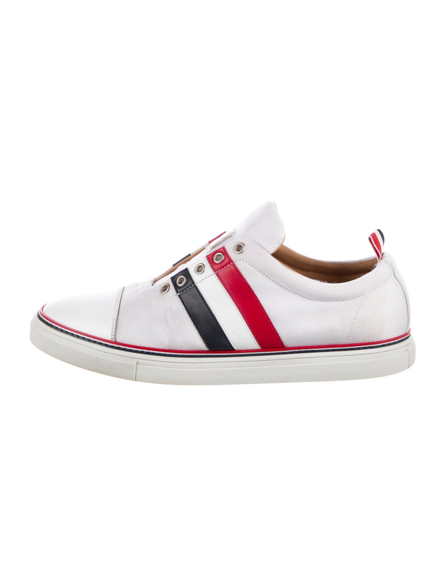 Thom Browne Leather Printed Sneakers