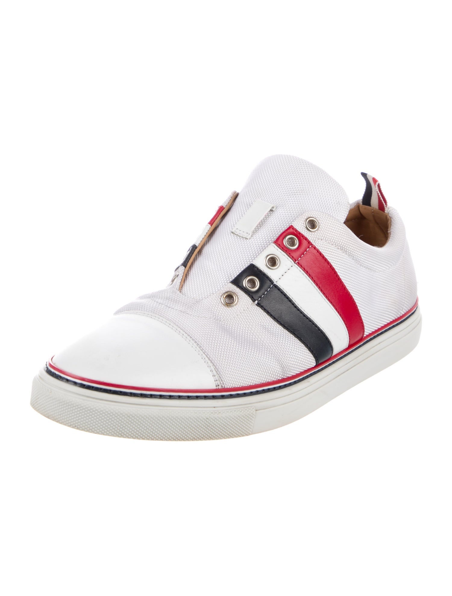 Thom Browne Leather Printed Sneakers