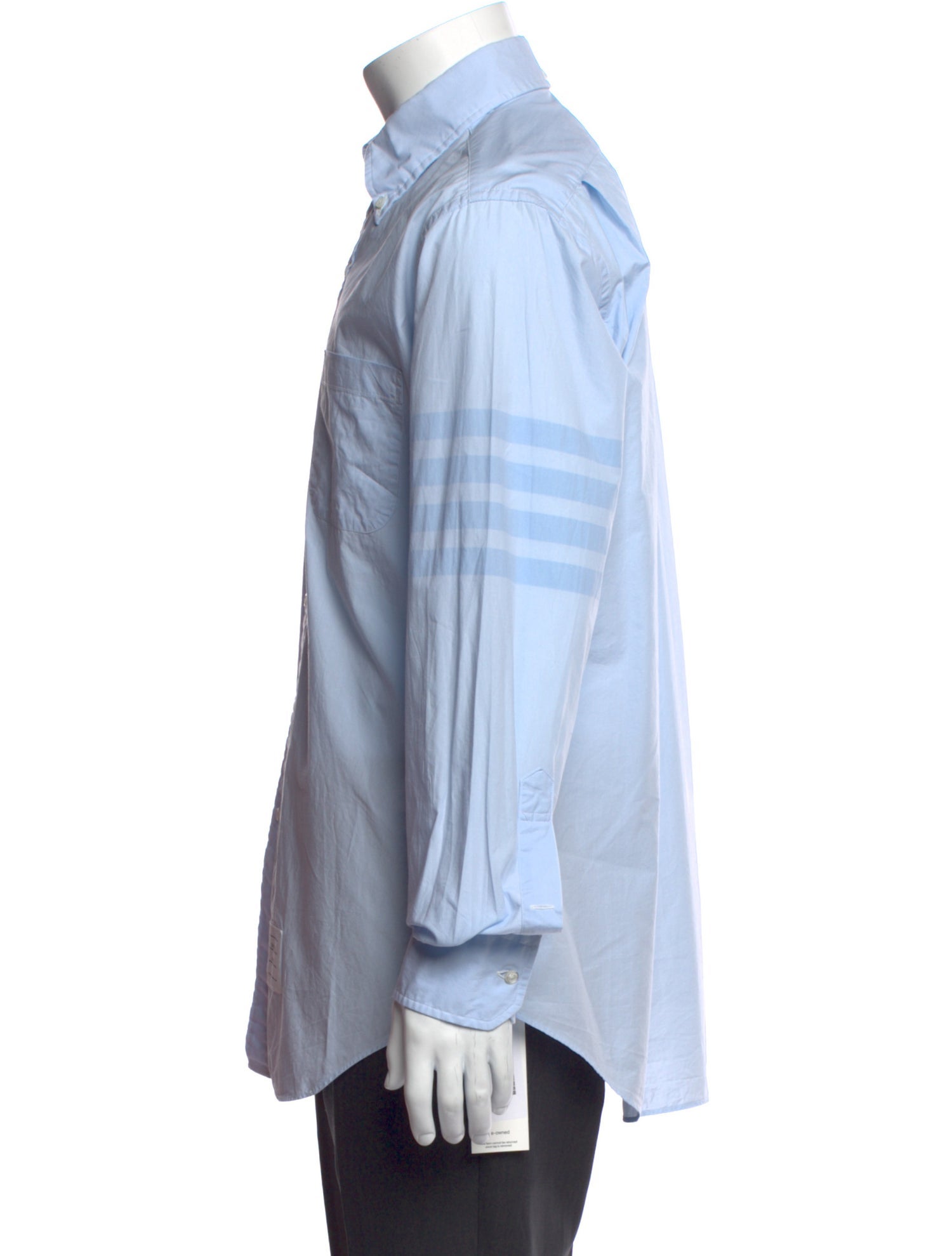 Thom Browne 4 Bar Long Sleeve Shirt