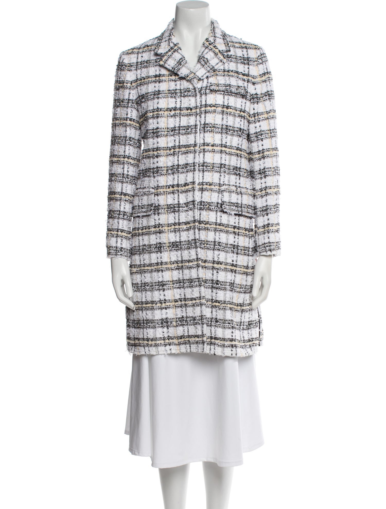Thom Browne Tweed Pattern Coat