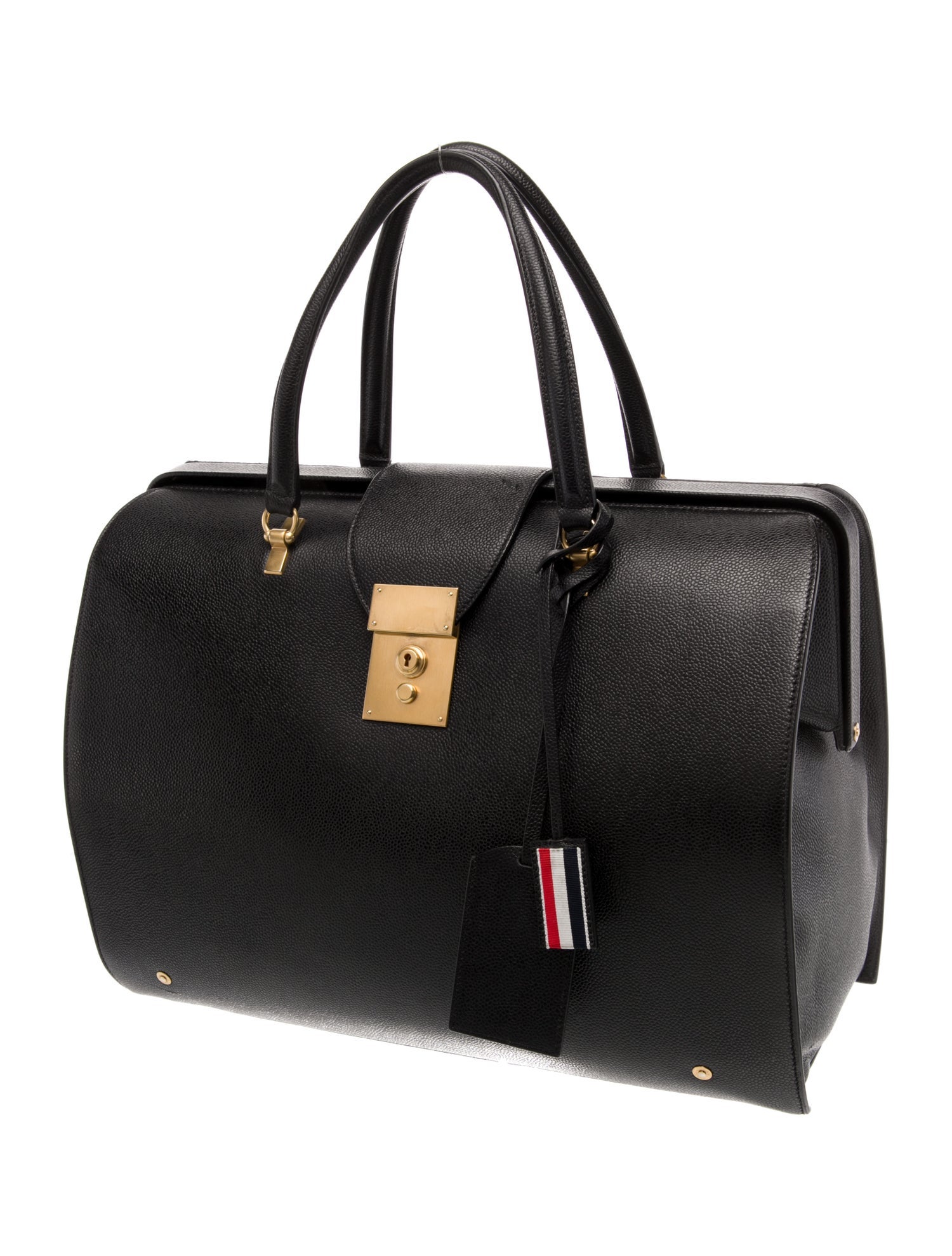 Thom Browne Pebbled Mr. Thom Bag