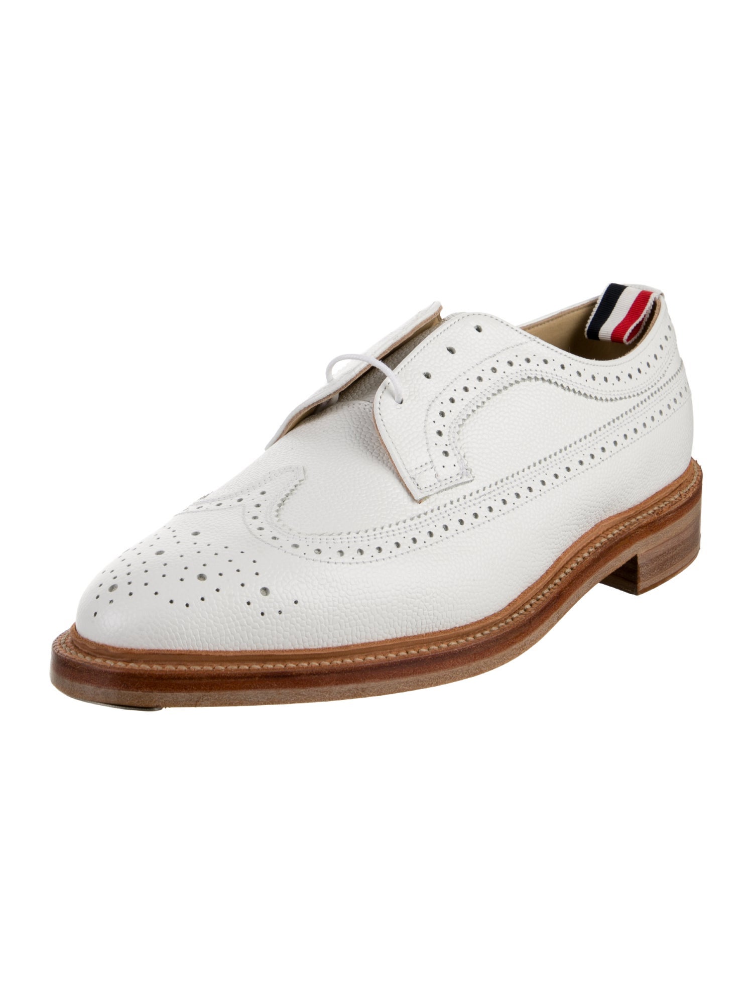 Thom Browne Leather Lasercut Accents Brogues
