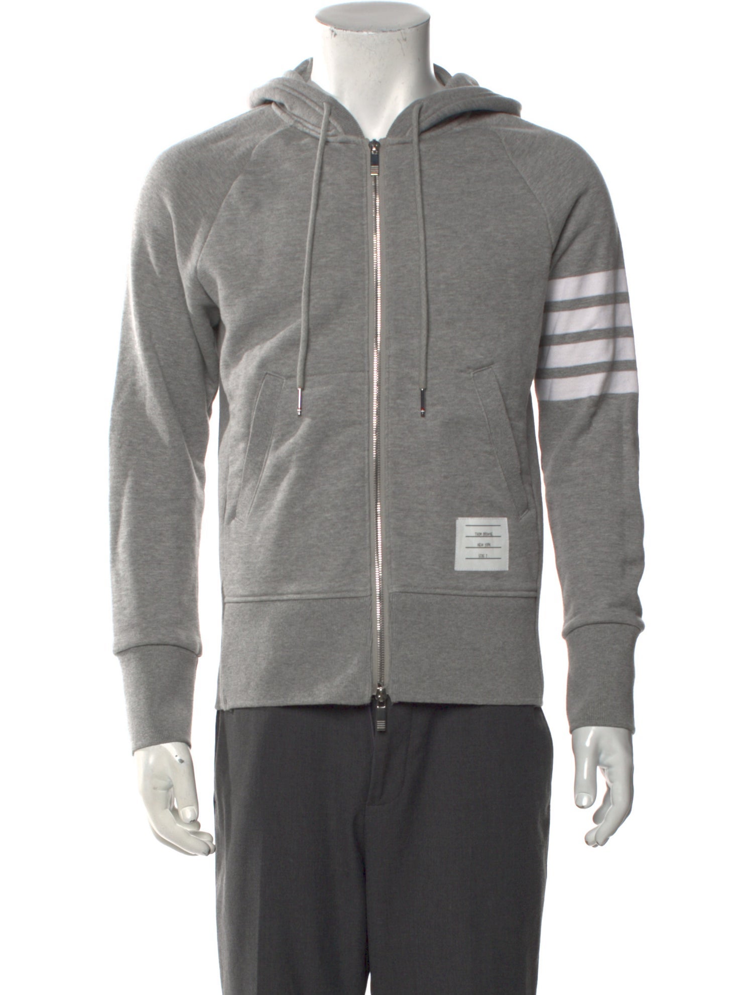 Thom Browne 4-Bar Striped Hoodie