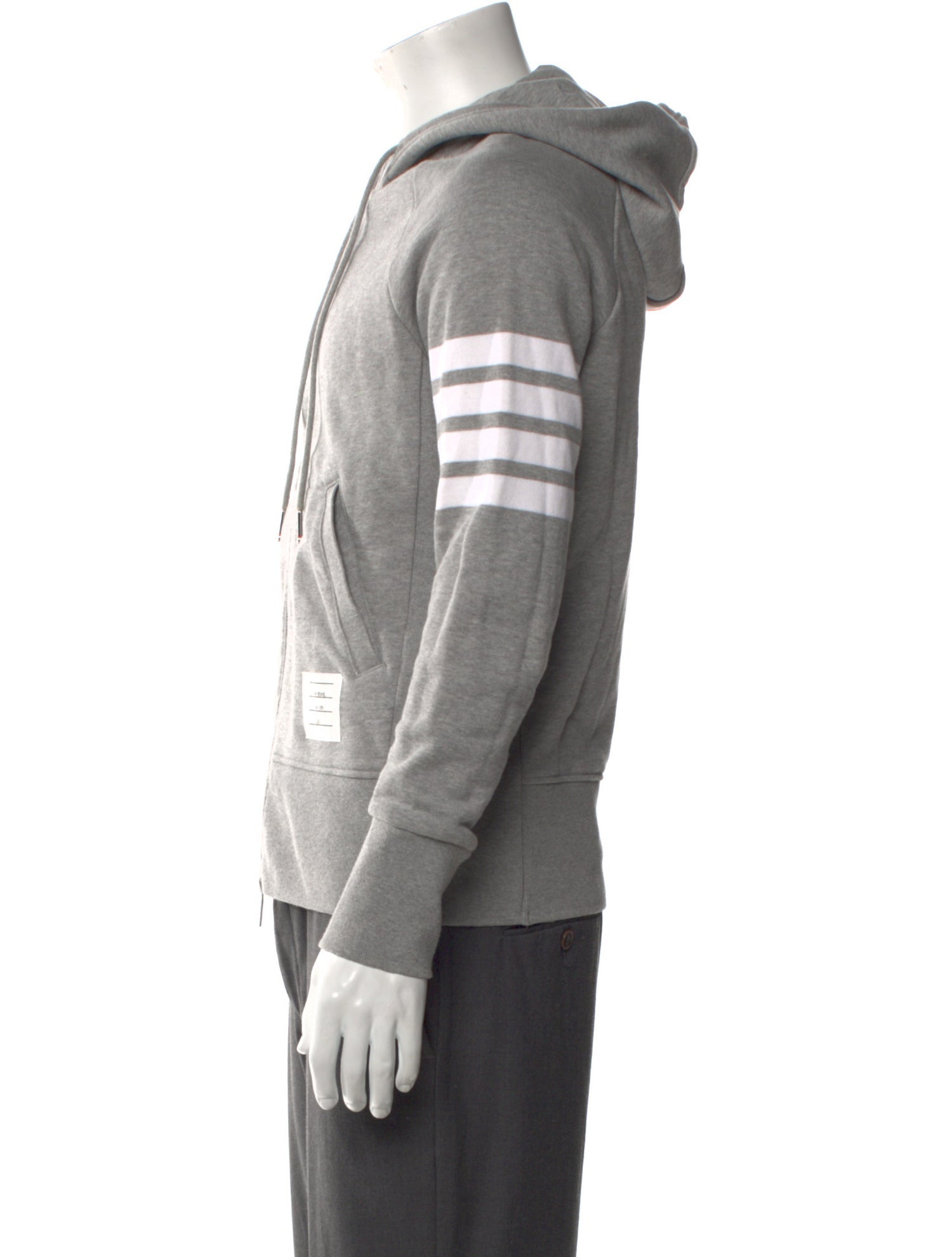 Thom Browne 4-Bar Striped Hoodie