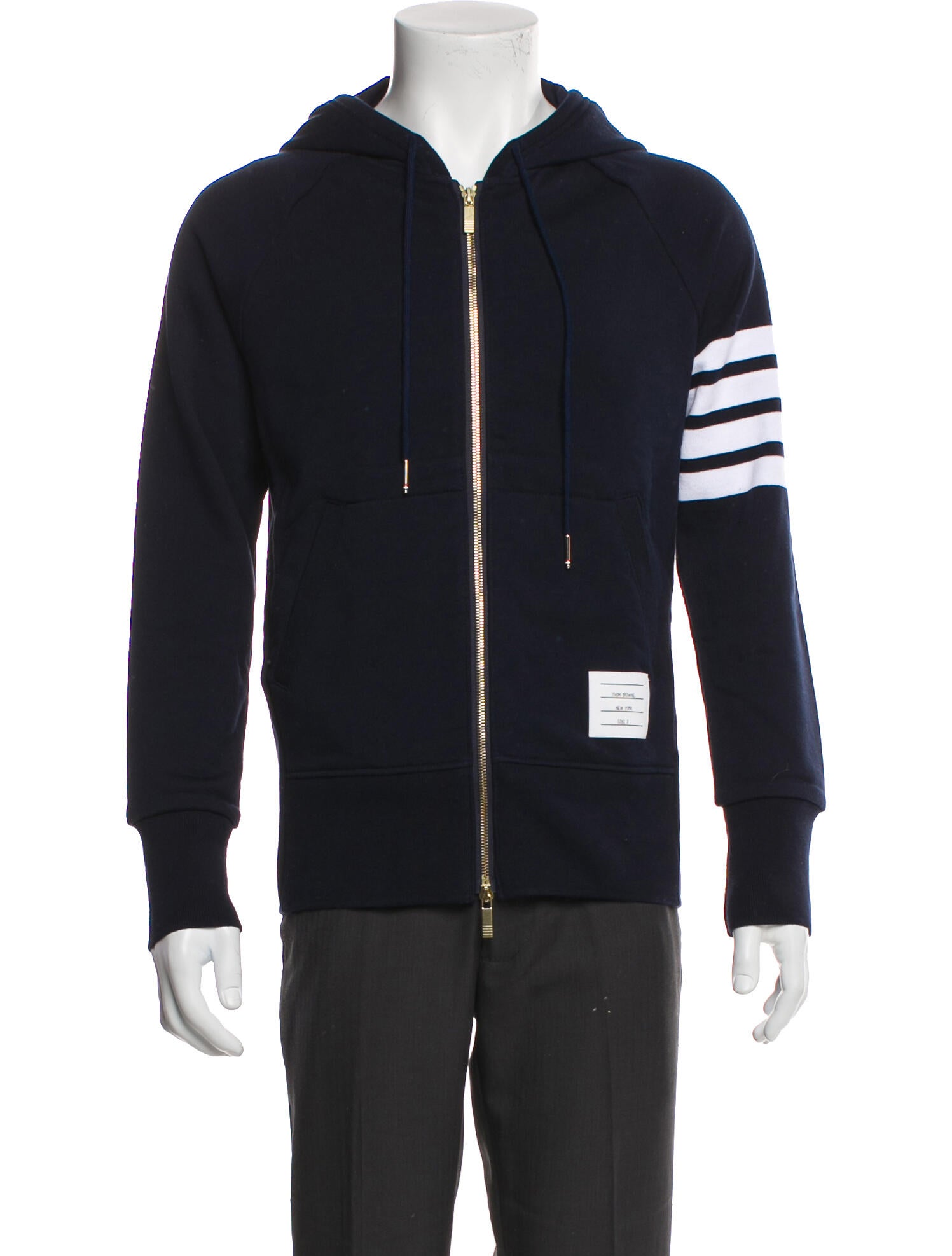 Thom Browne Striped Crew Neck Hoodie w/ Tags
