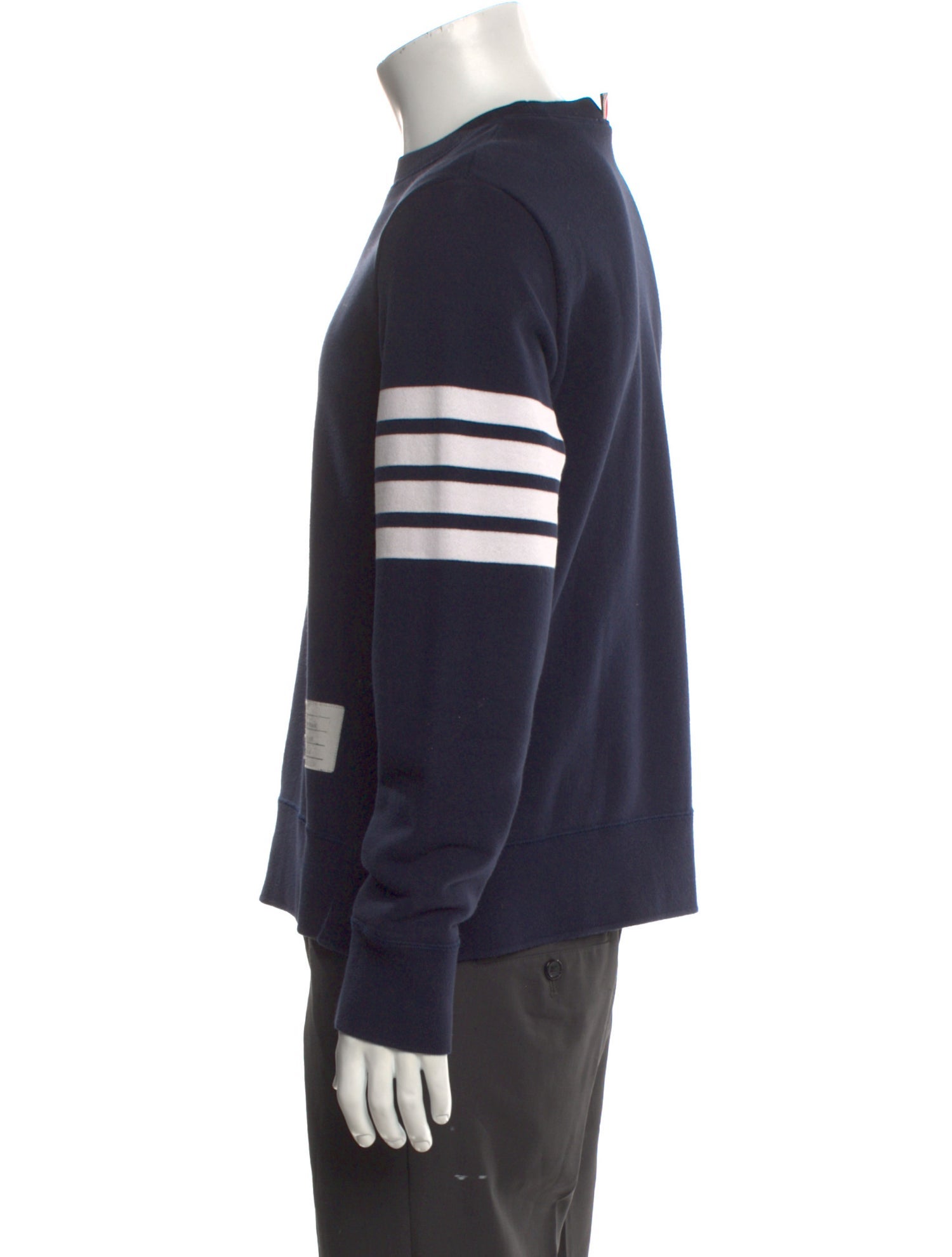 Thom Browne 4-Bar Striped Sweatshirt