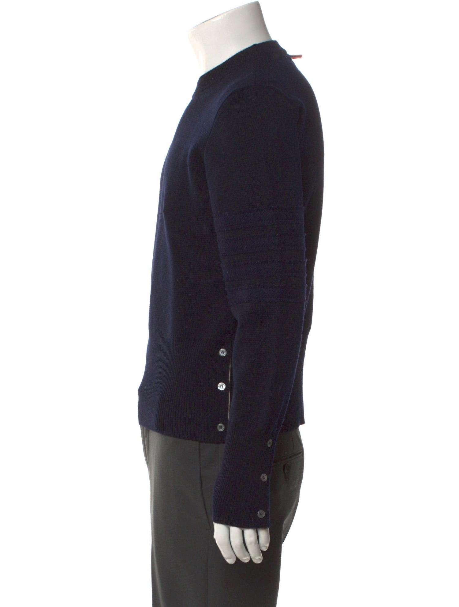 Thom Browne 4-Bar Merino Wool Pullover
