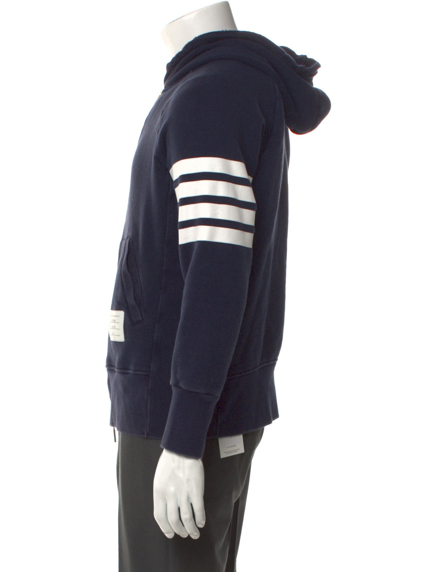Thom Browne 4-Bar Striped Hoodie
