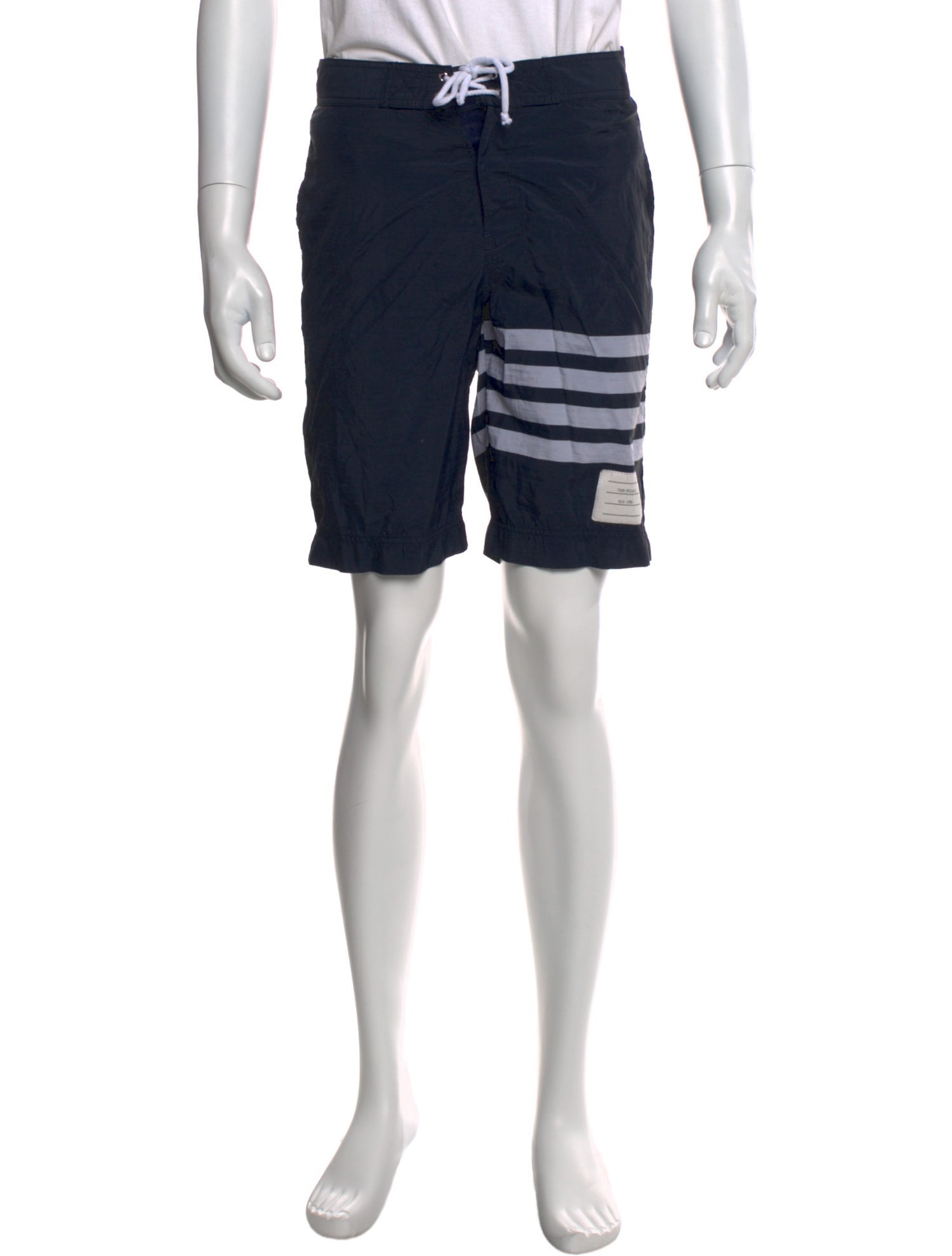 Thom Browne Striped Swim Trunks