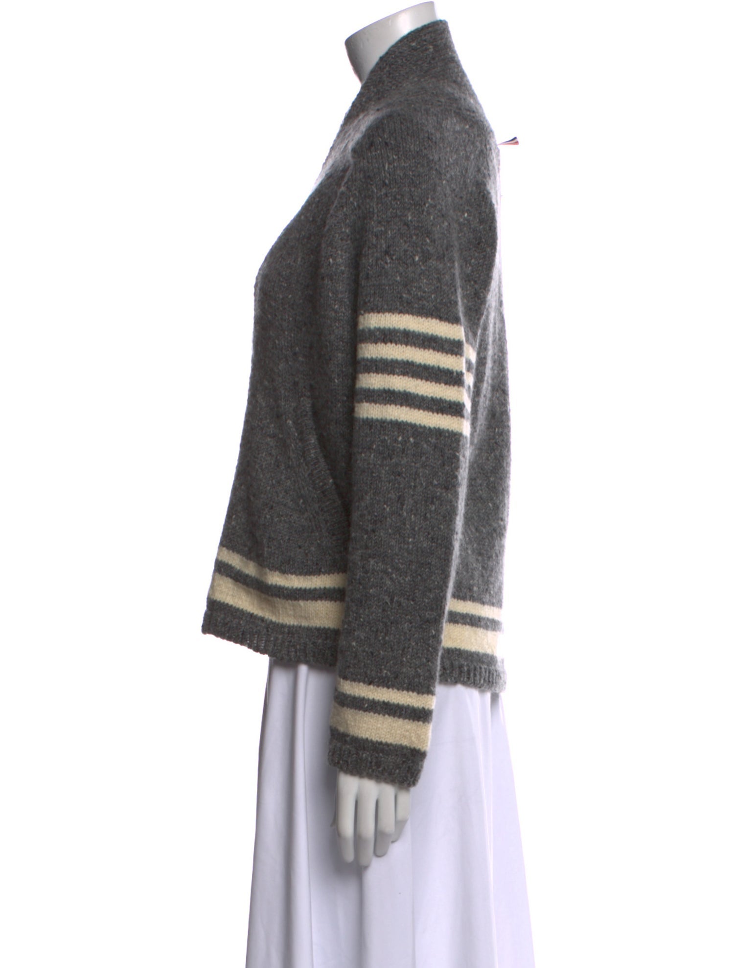 Thom Browne Wool Striped Cardigan