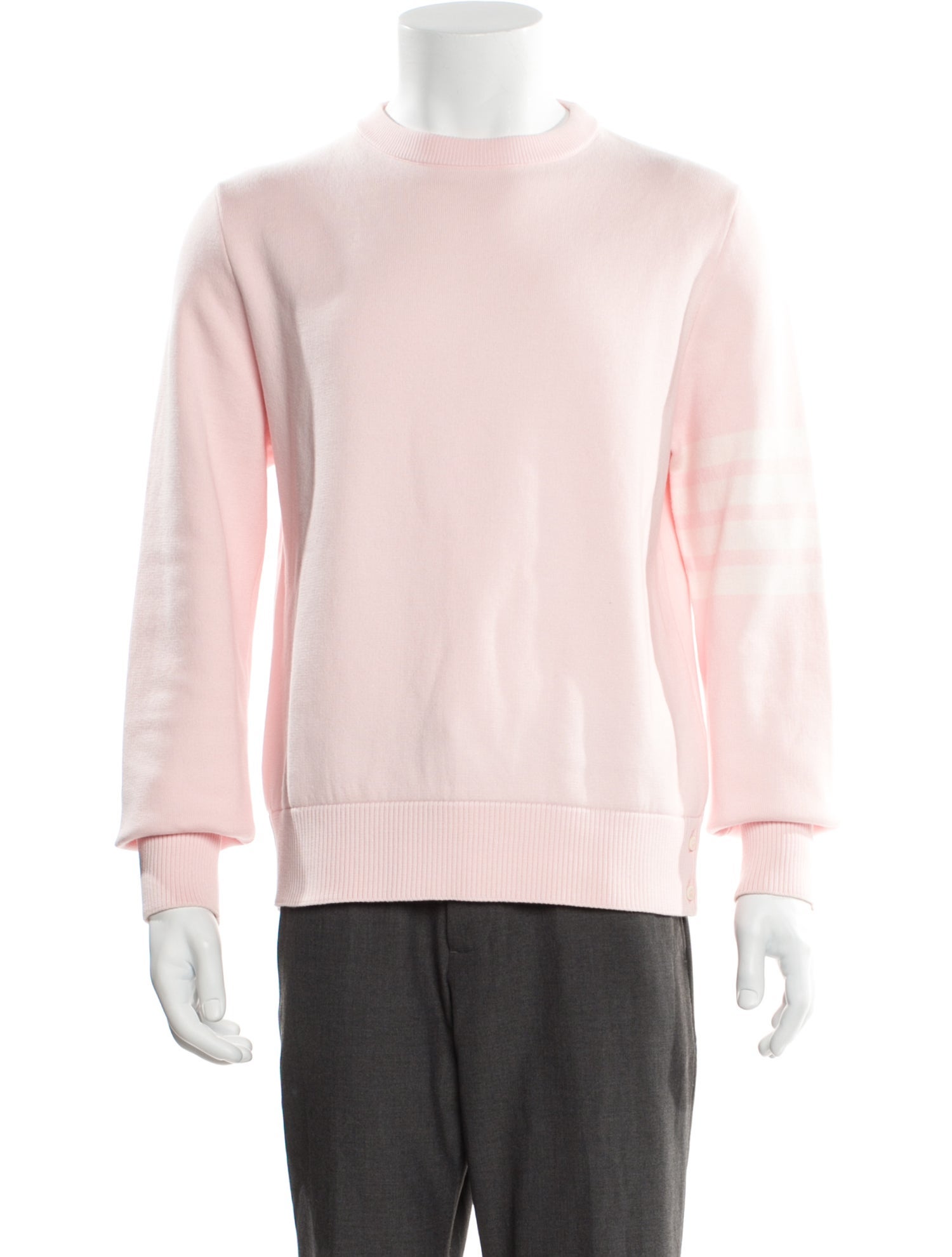 Thom Browne Crew Neck Long Sleeve Pullover