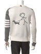 Thom Browne 4-Bar Colorblock Pattern Pullover