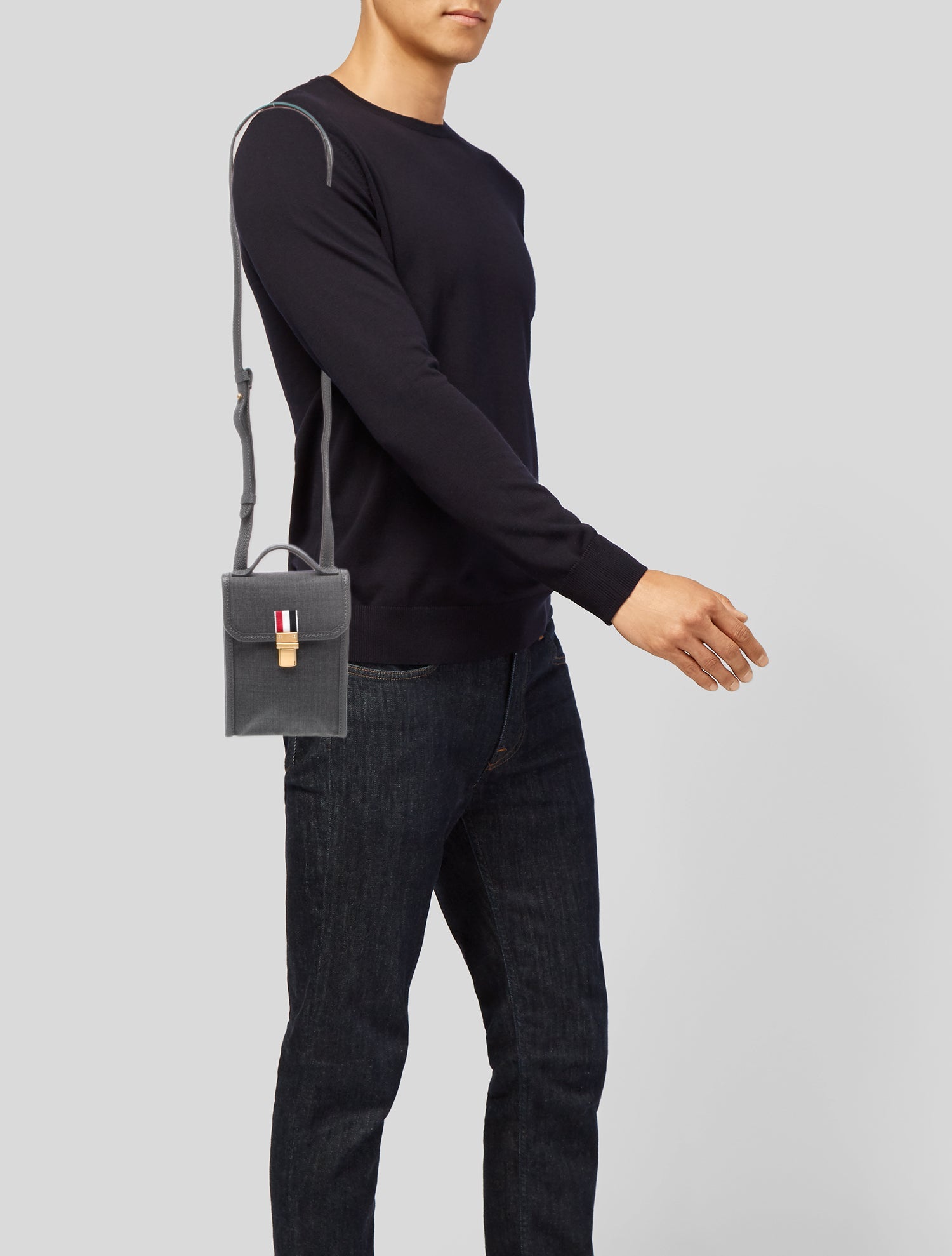 Thom Browne Canvas Crossbody Bag