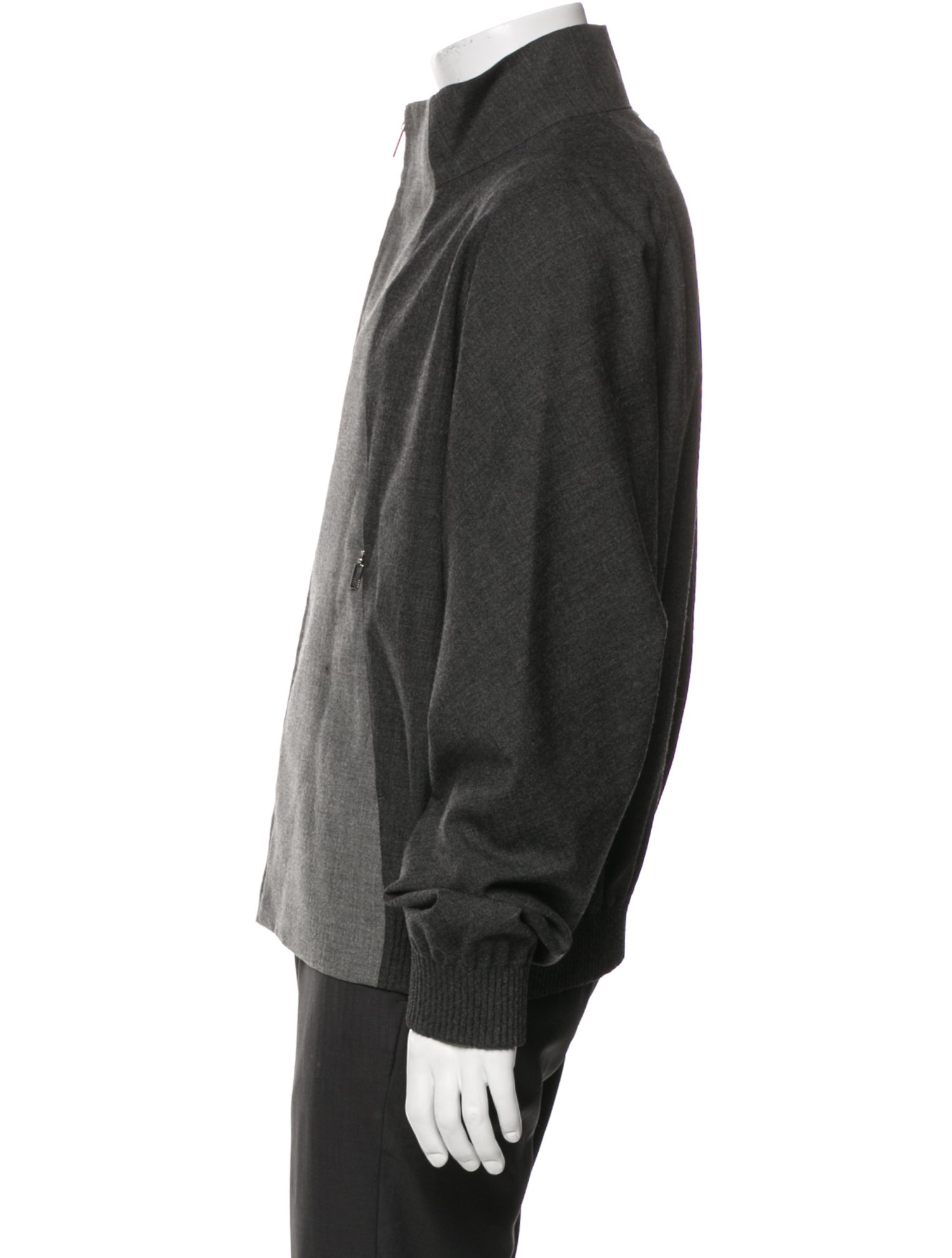 Thom Browne Track Colorblock Pattern Bomber Jacket