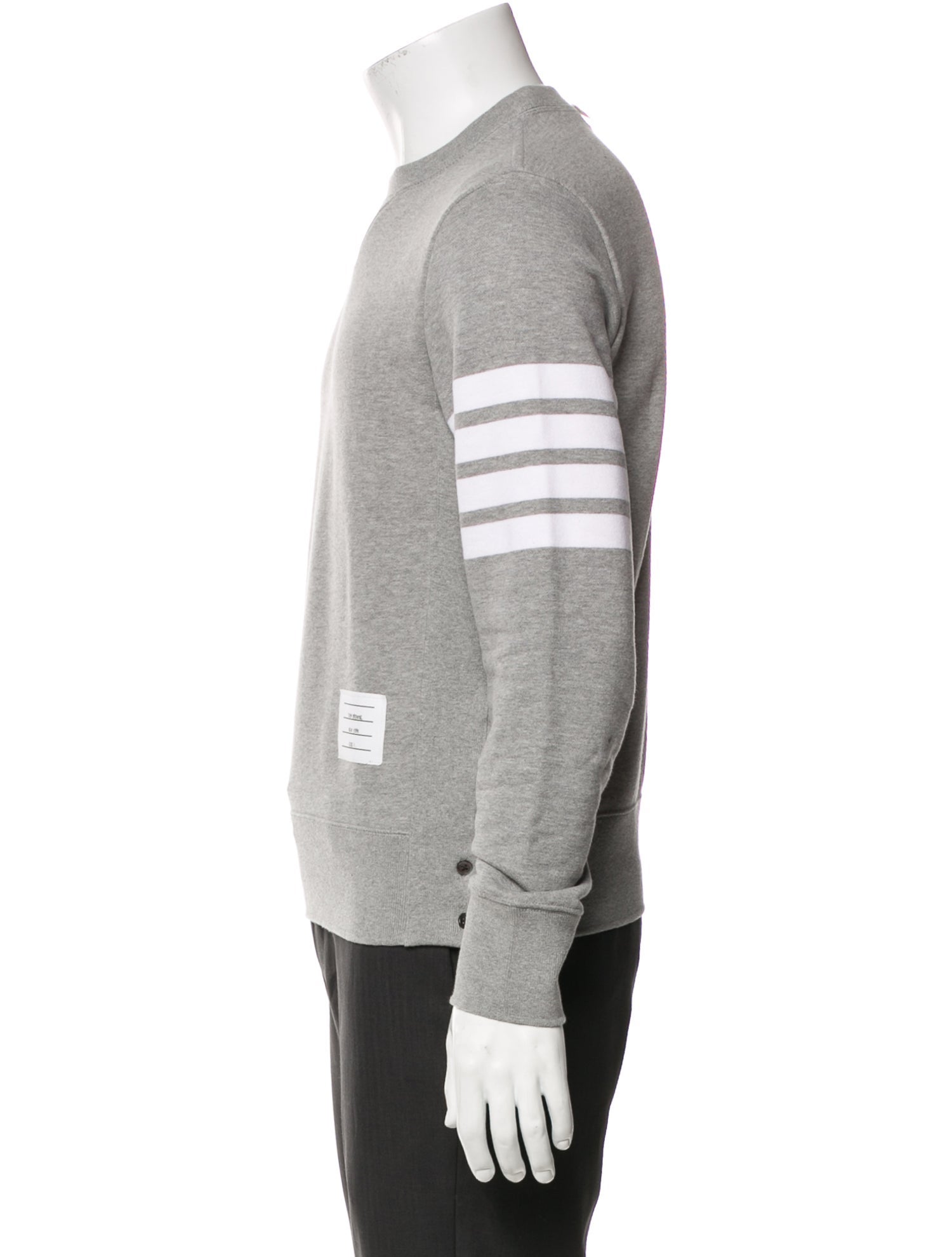 Thom Browne 4-Bar Striped Sweatshirt