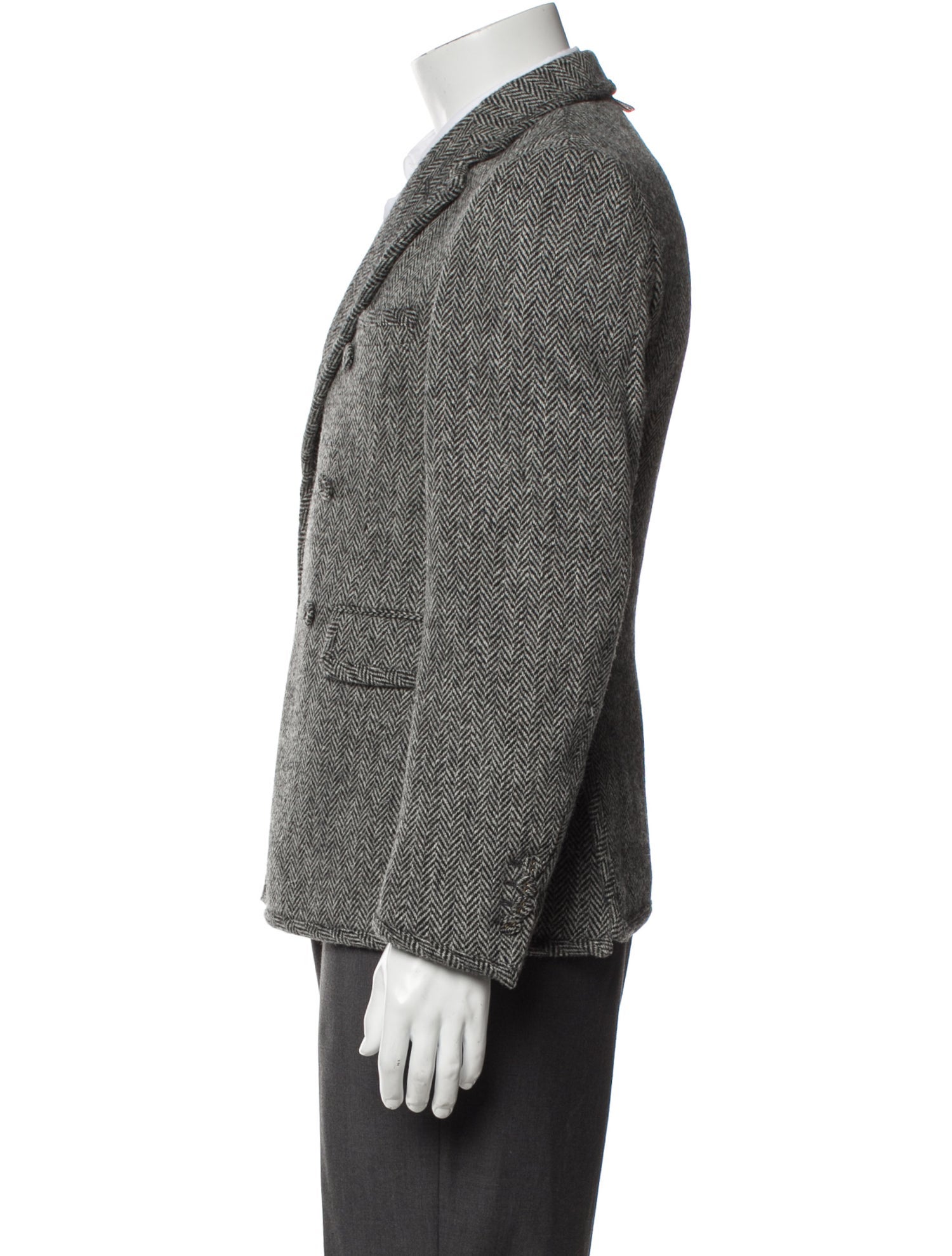 Thom Browne Wool Tweed Pattern Sport Coat