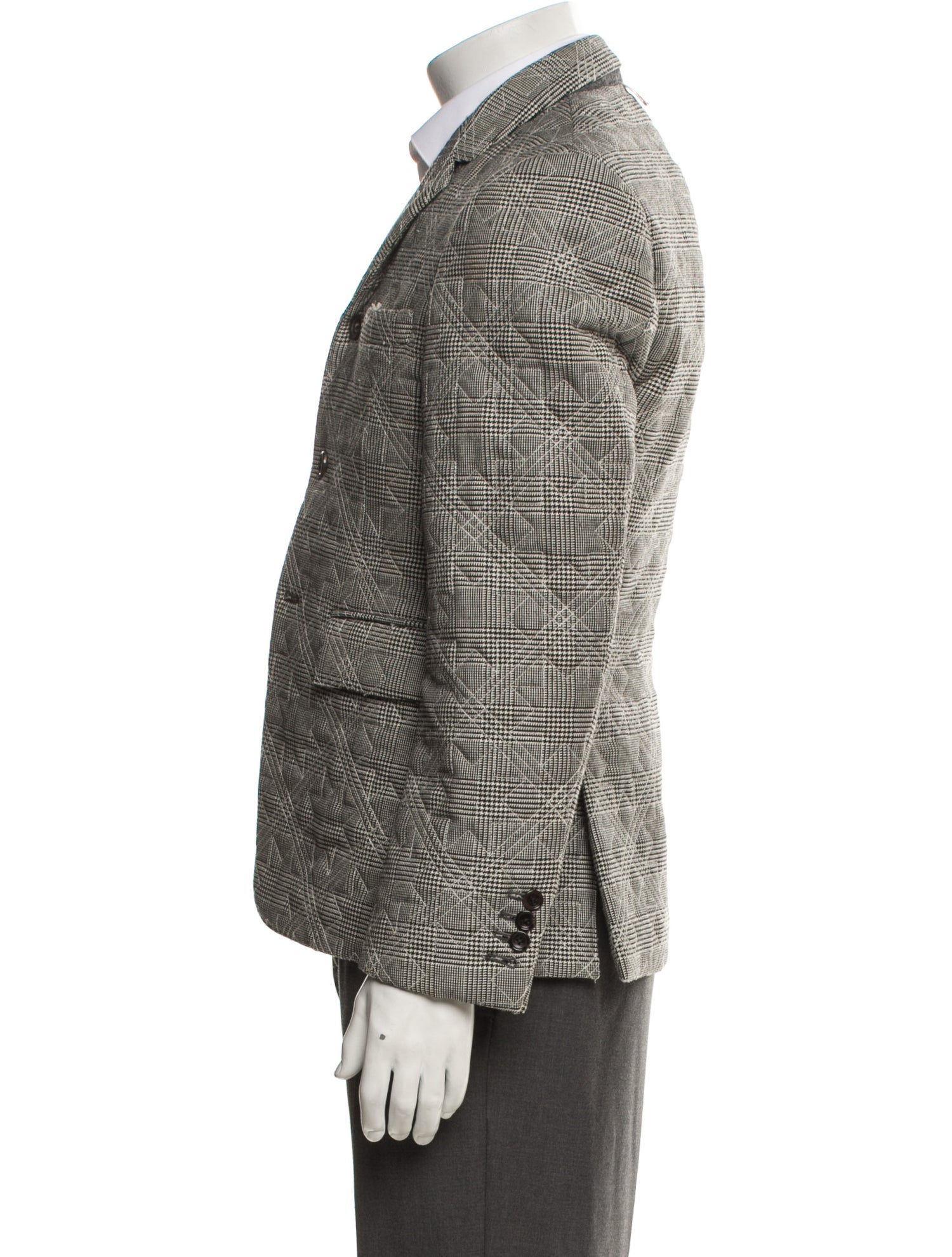 Thom Browne Prince Of Wales Wool Blazer