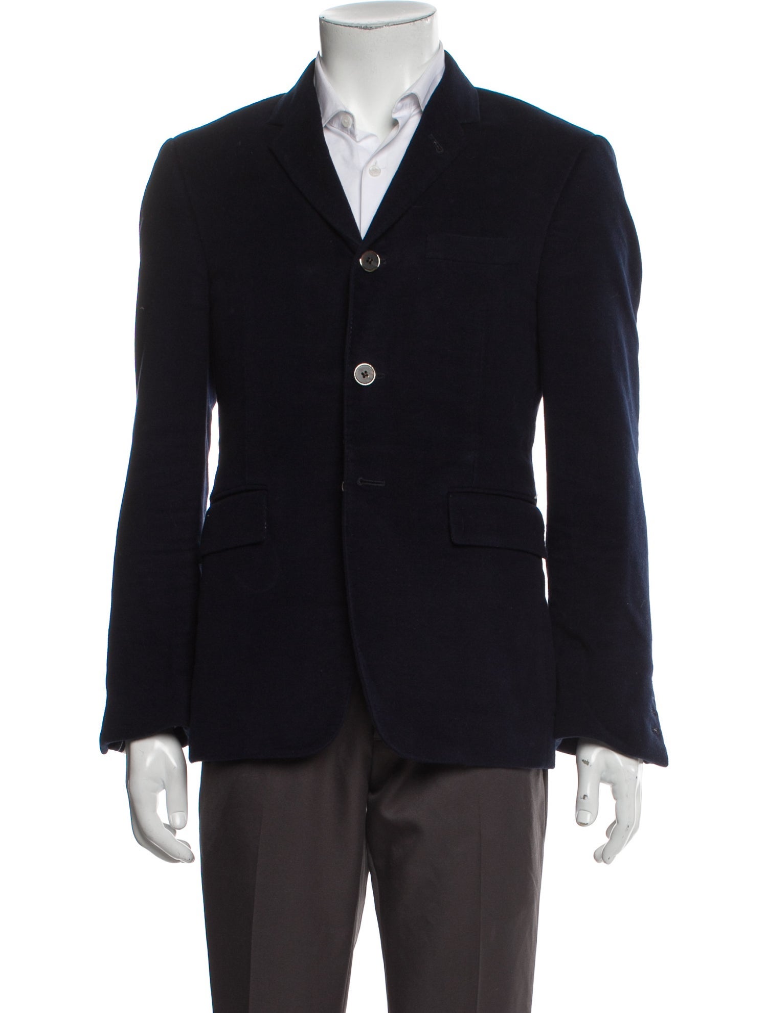 Thom Browne Vintage Grosgrain Trim Blazer