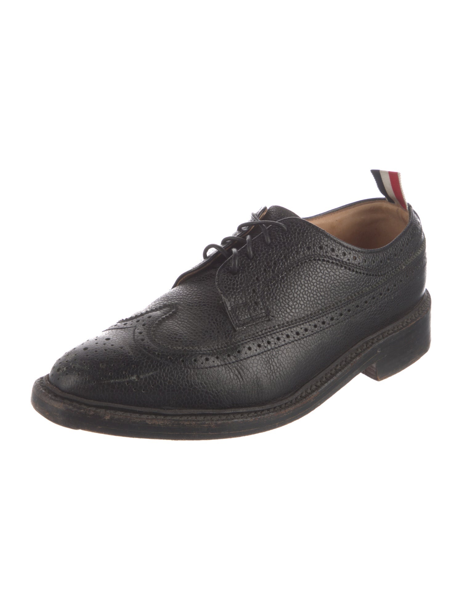 Thom Browne Leather Lasercut Accents Brogues