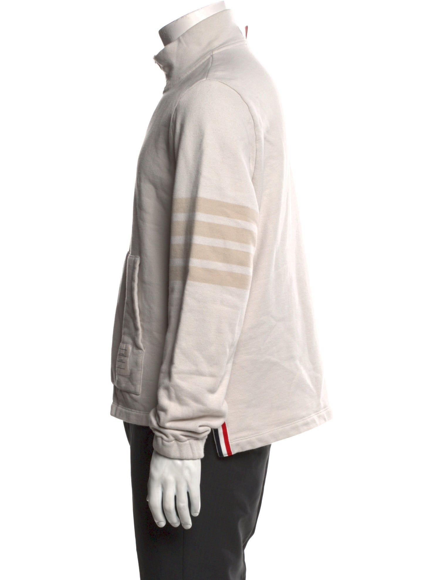 Thom Browne Striped Turtleneck Sweatshirt