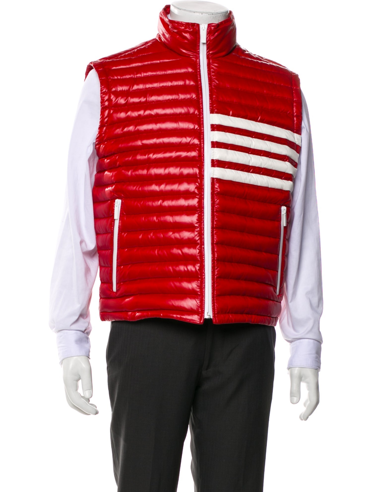 Thom Browne 4 Bar Striped Vest