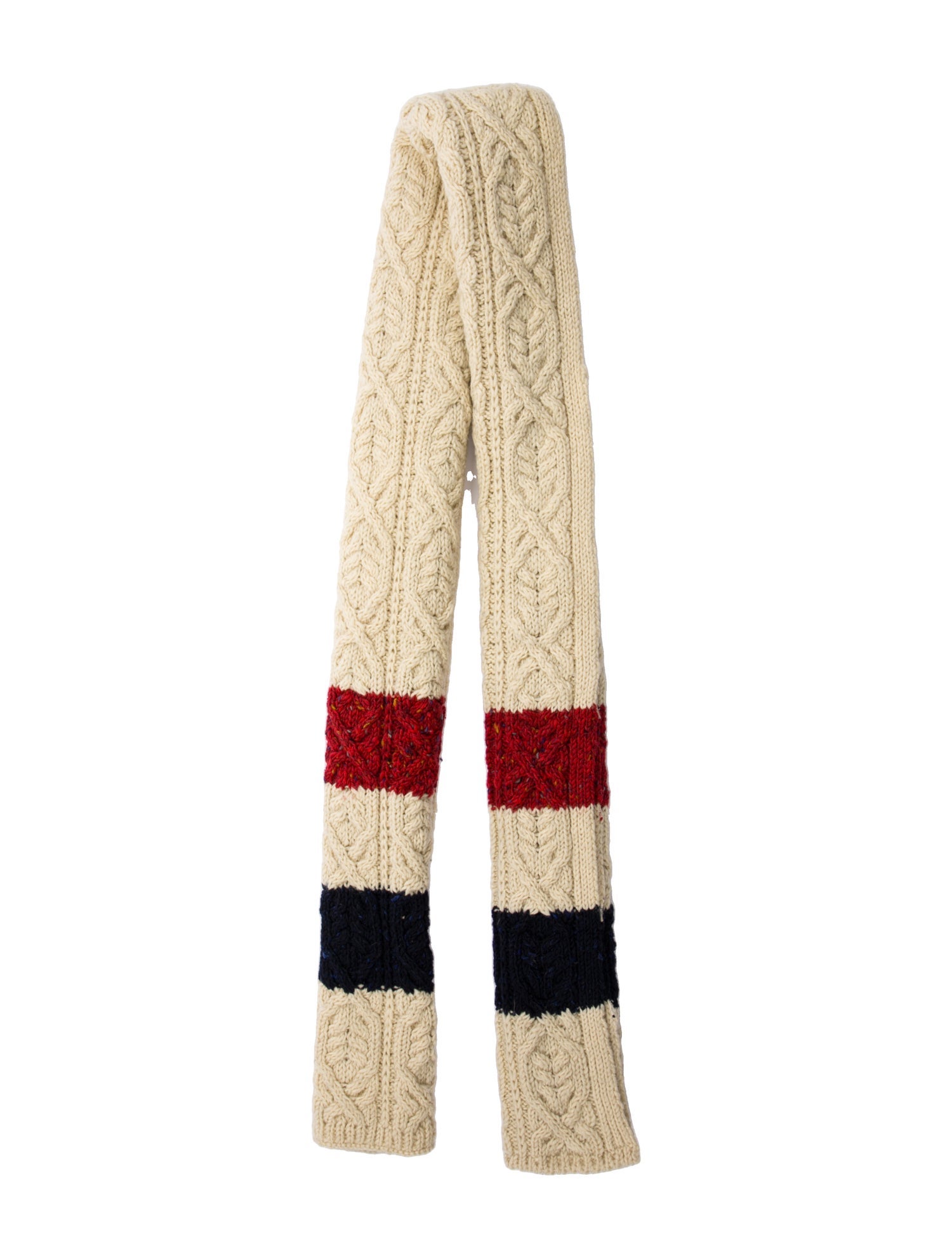 Thom Browne Wool Striped Scarf