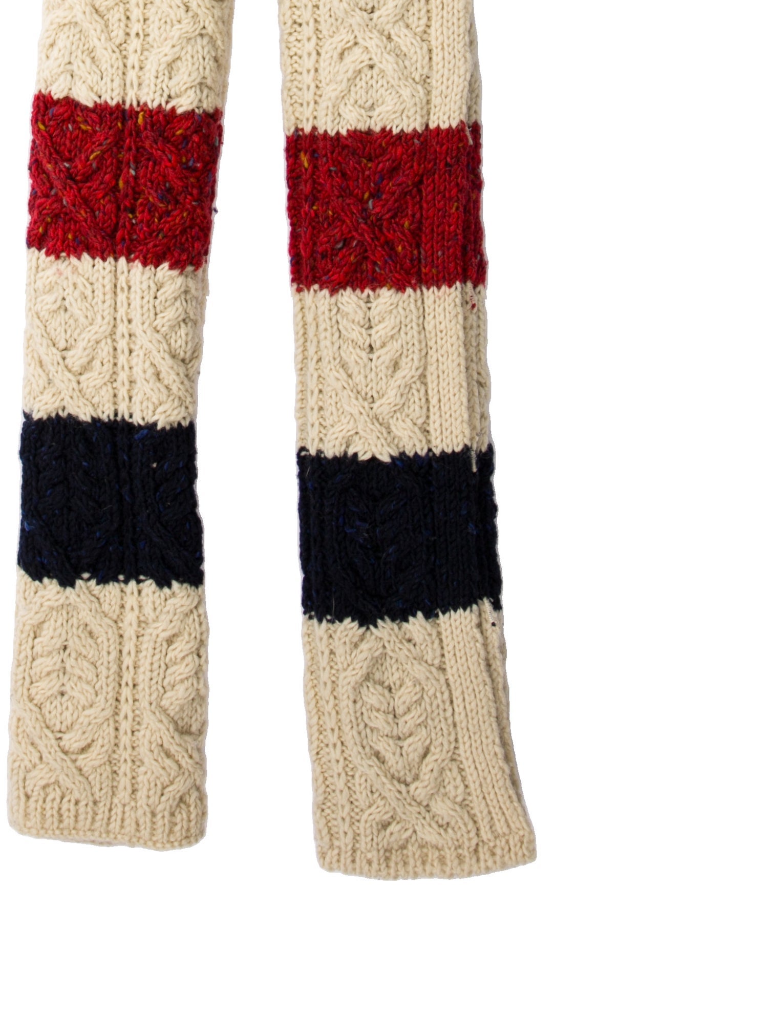 Thom Browne Wool Striped Scarf