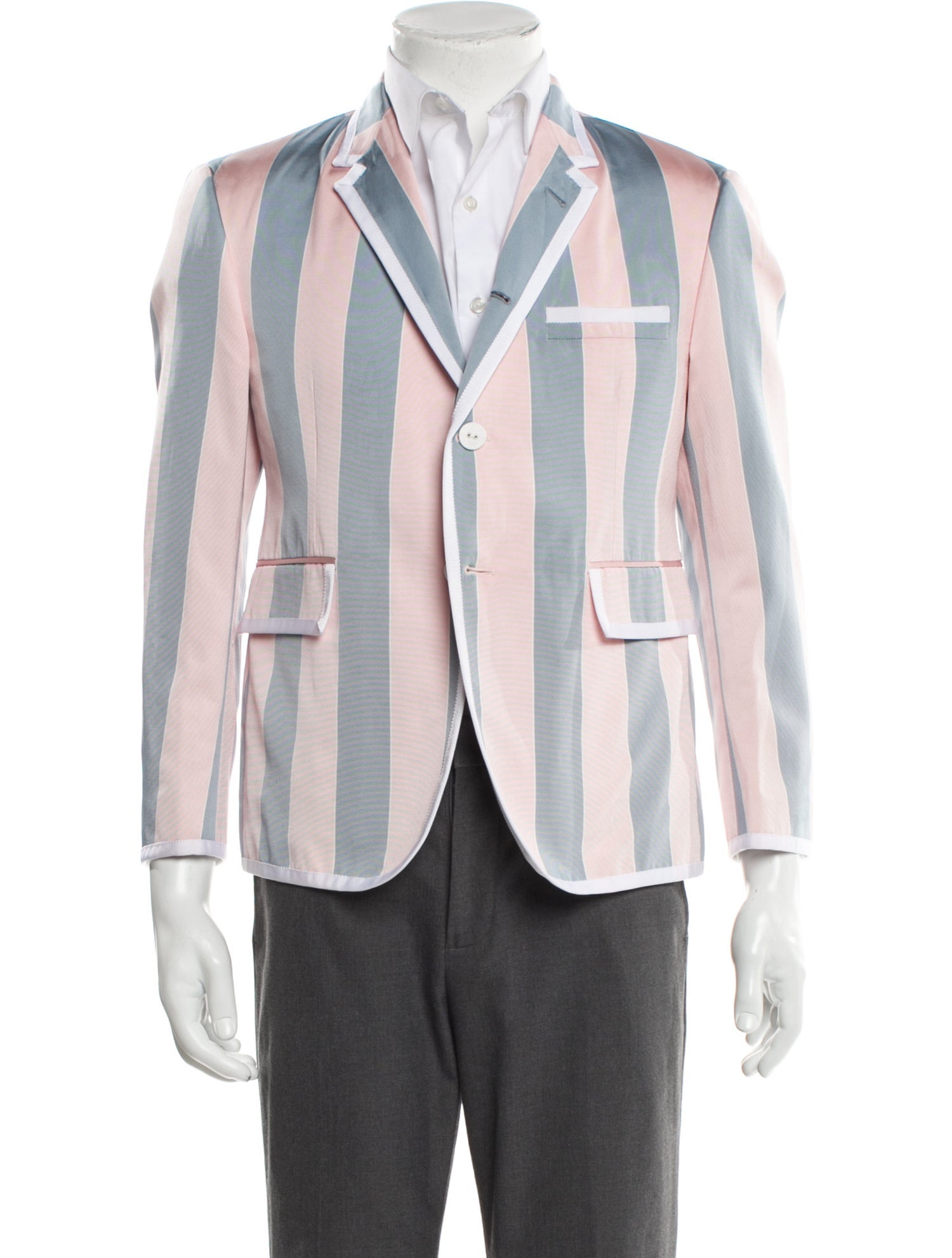 Thom Browne Silk Striped Blazer
