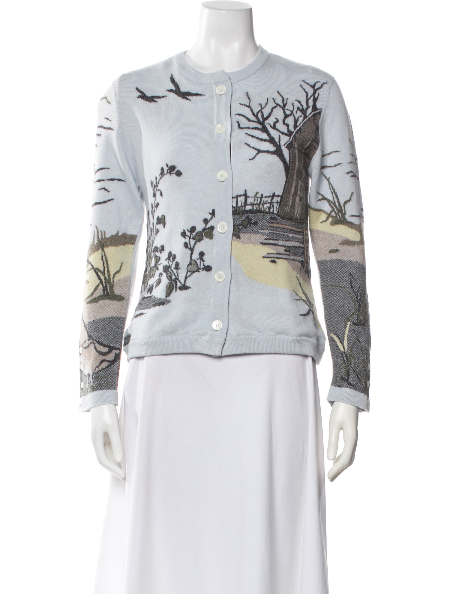 Thom Browne Cashmere Printed Sweater w/ Tags