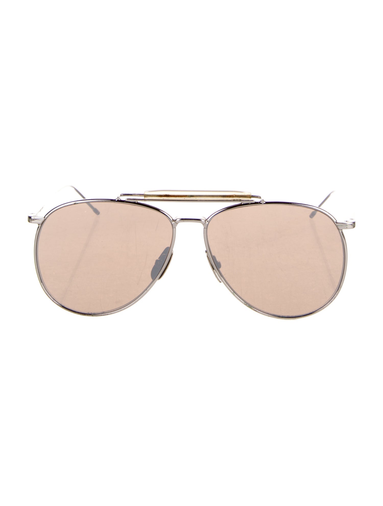 Thom Browne Aviator Tinted Sunglasses